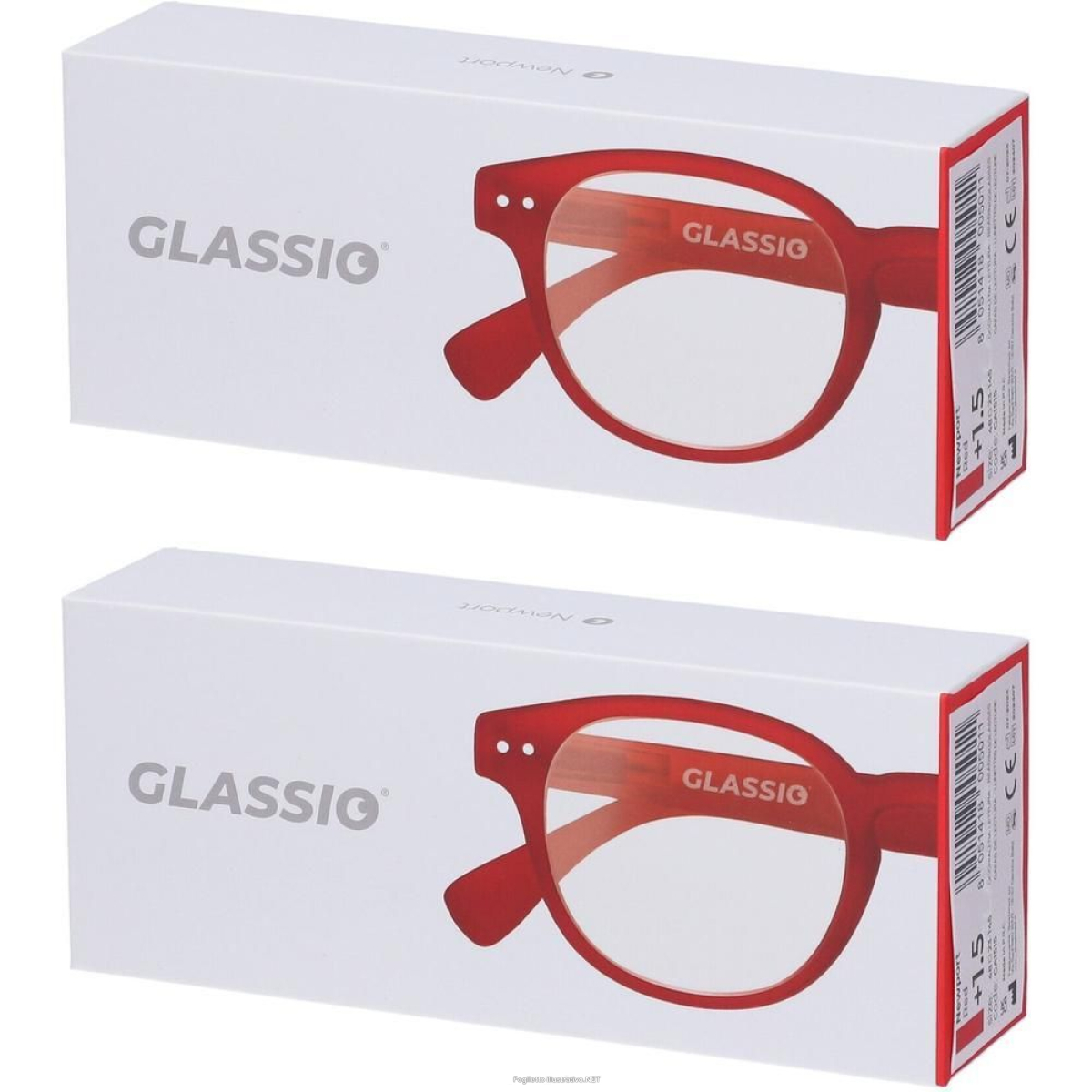 Cerca Offerte di occhiali da lettura glassio newport colore rosso gradazione +1,5 2x1 s e acquista online