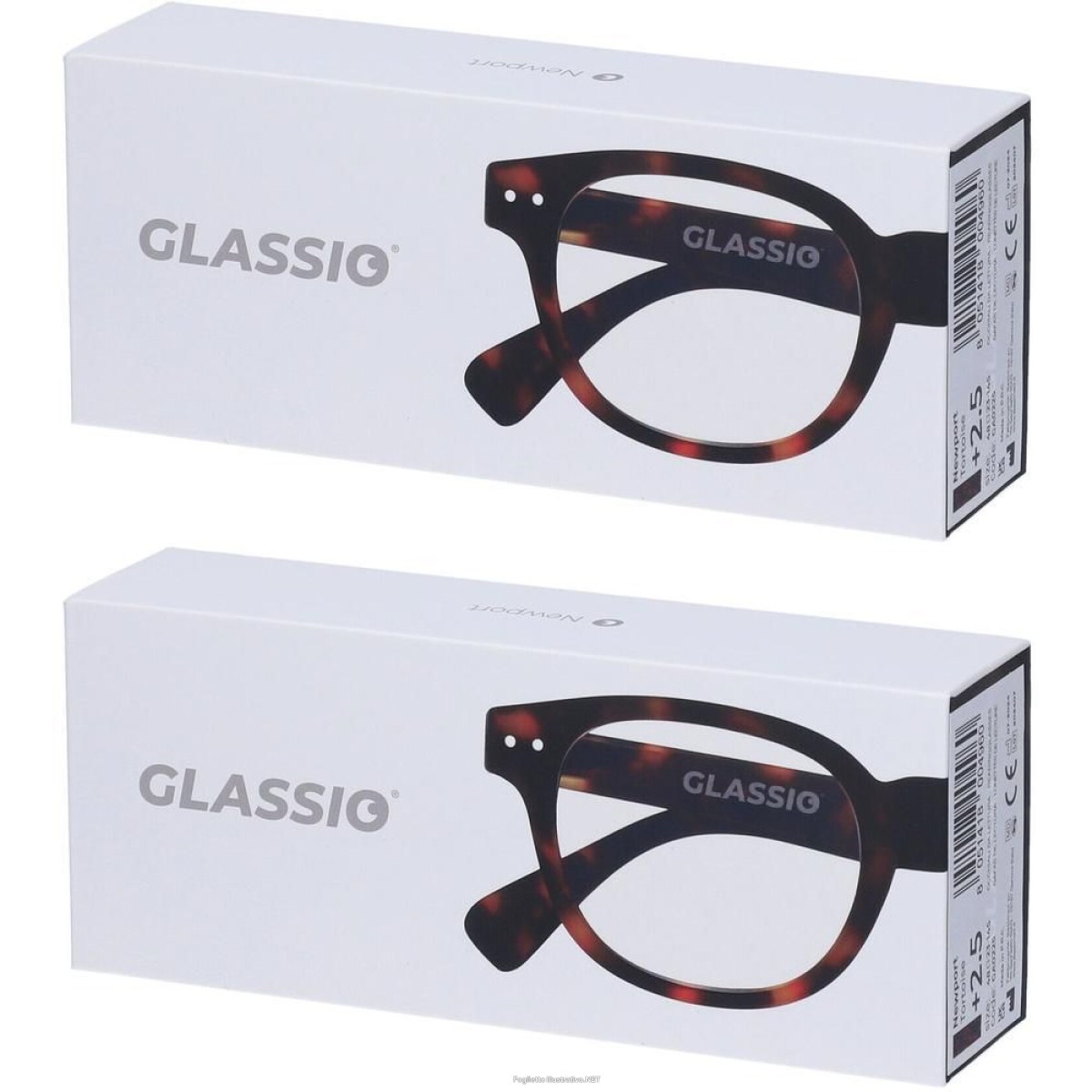 Cerca Offerte di occhiali da lettura glassio newport colore tortoise gradazione +2,5 2x e acquista online