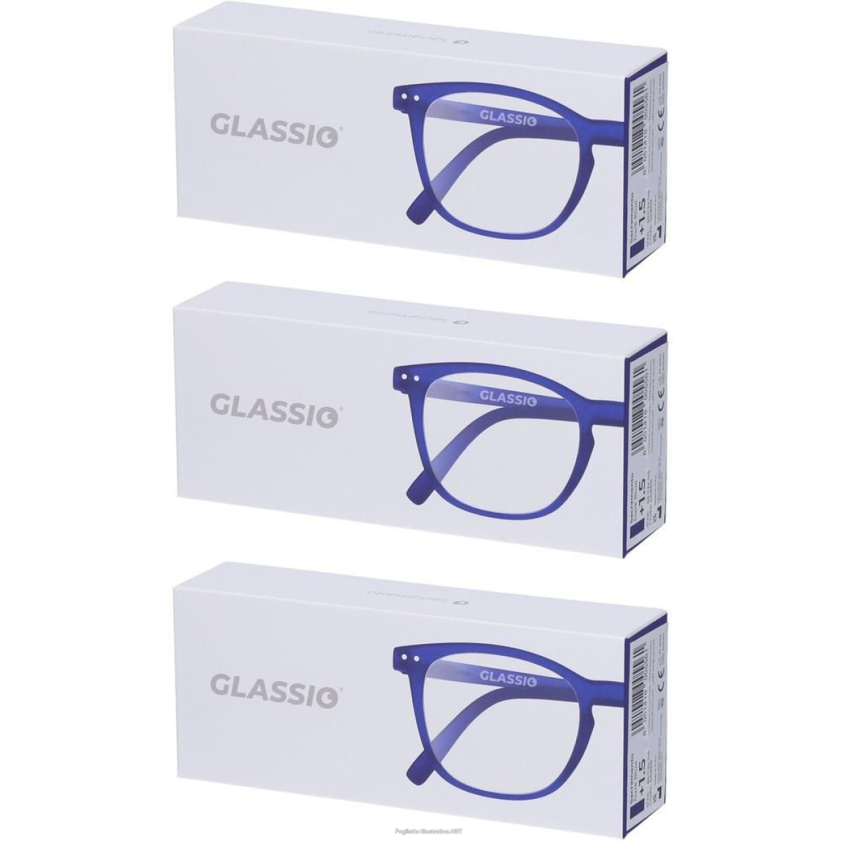 Cerca Offerte di occhiali da lettura glassio sacramento colore blu scuro gradazione +1, e acquista online