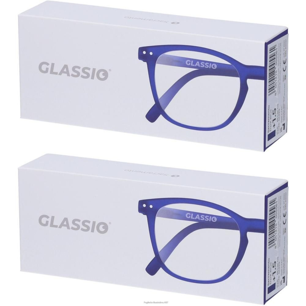 Cerca Offerte di occhiali da lettura glassio sacramento colore blu scuro gradazione +1, e acquista online