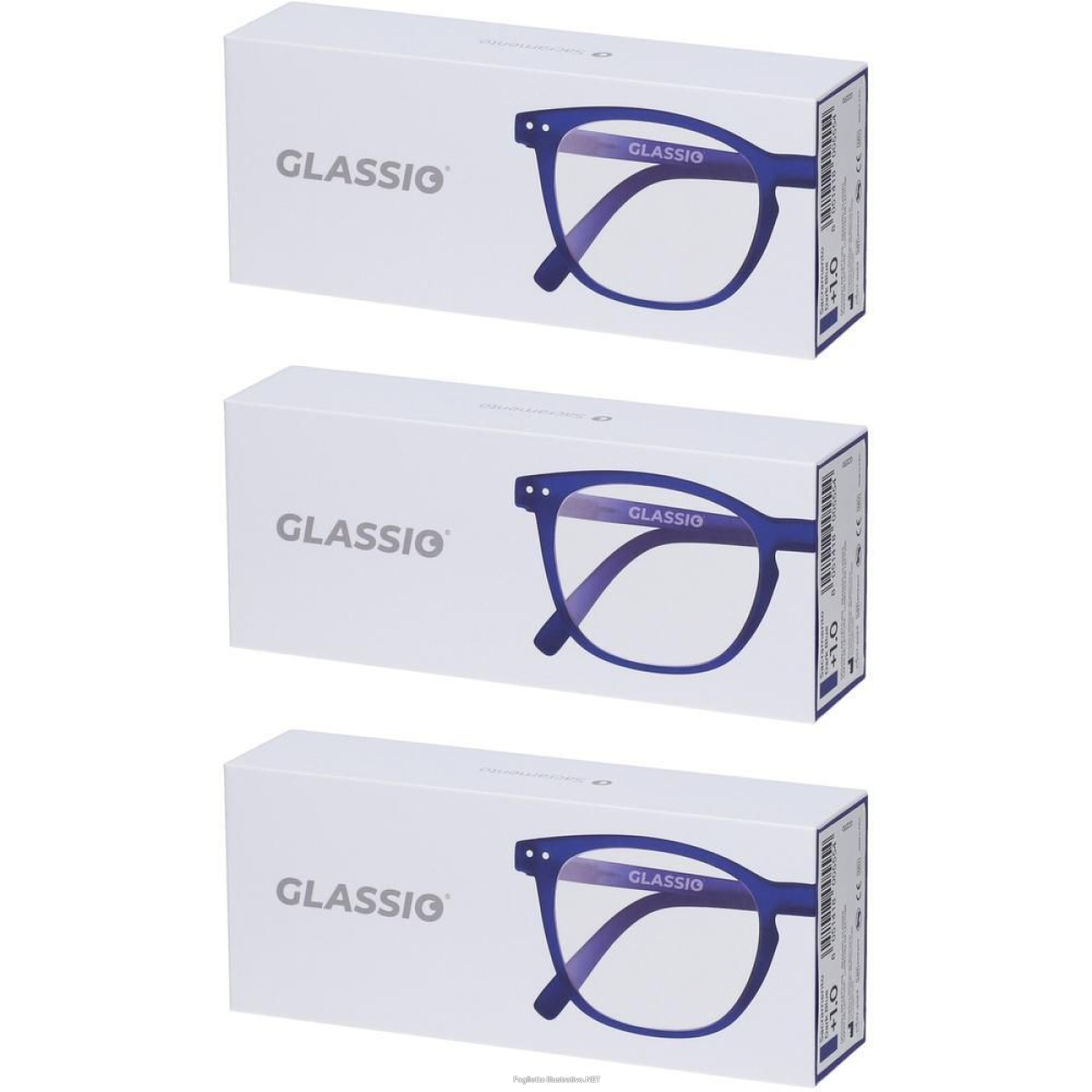 Cerca Offerte di occhiali da lettura glassio sacramento colore blu scuro gradazione +1, e acquista online