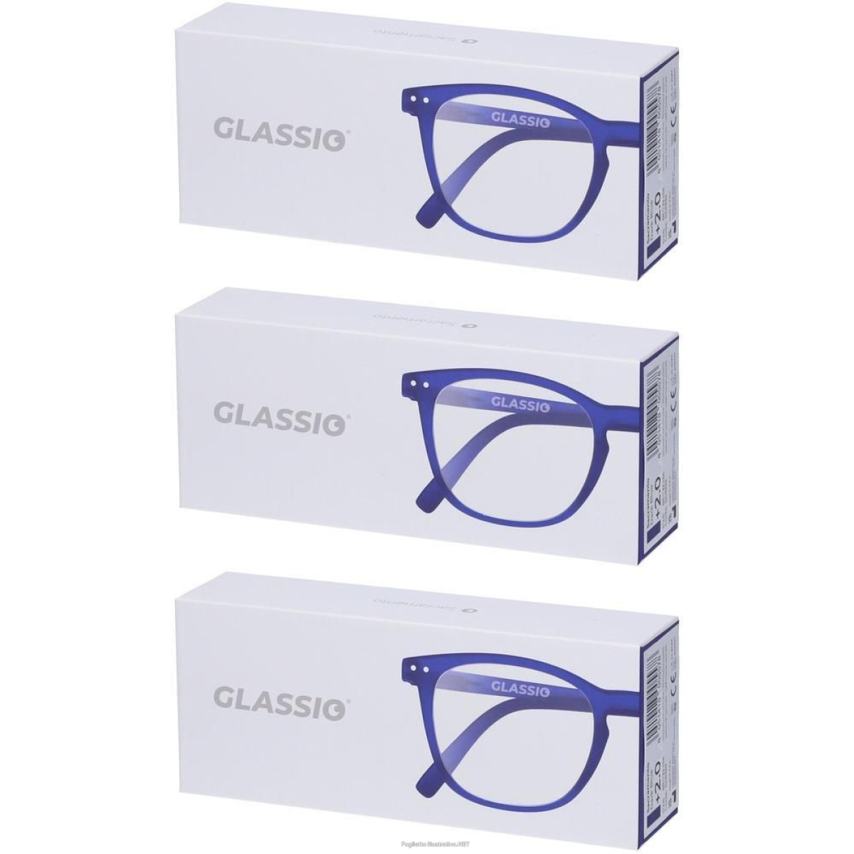 Cerca Offerte di occhiali da lettura glassio sacramento colore blu scuro gradazione +2, e acquista online
