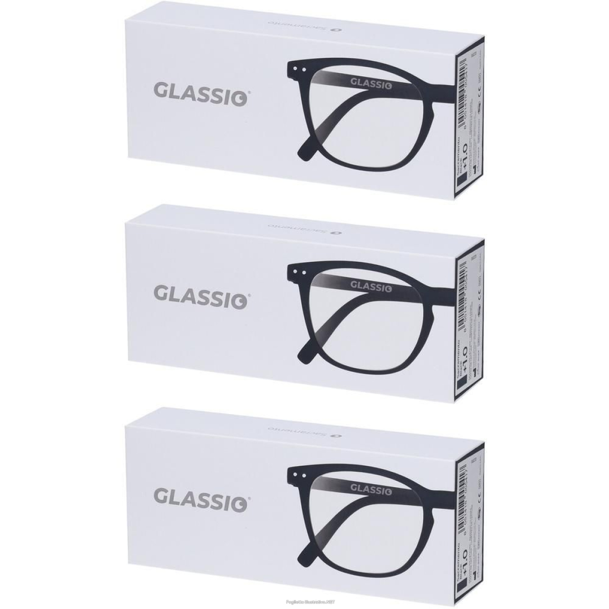 Cerca Offerte di occhiali da lettura glassio sacramento colore nero gradazione +1,0 3x1 e acquista online
