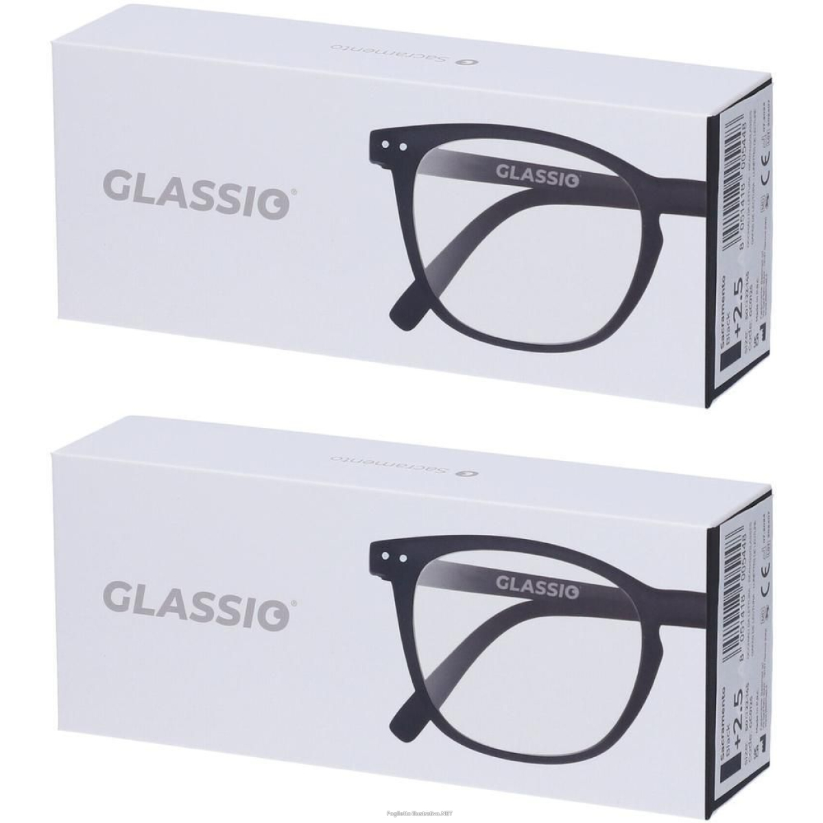 Cerca Offerte di occhiali da lettura glassio sacramento colore nero gradazione +2,5 2x1 e acquista online
