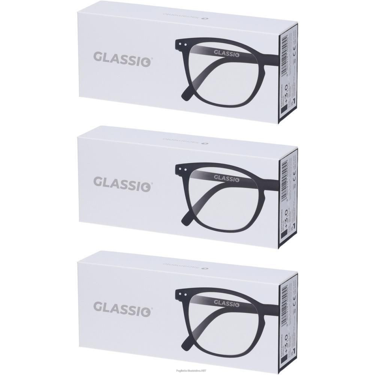 Cerca Offerte di occhiali da lettura glassio sacramento colore nero gradazione +3,0 3x1 e acquista online
