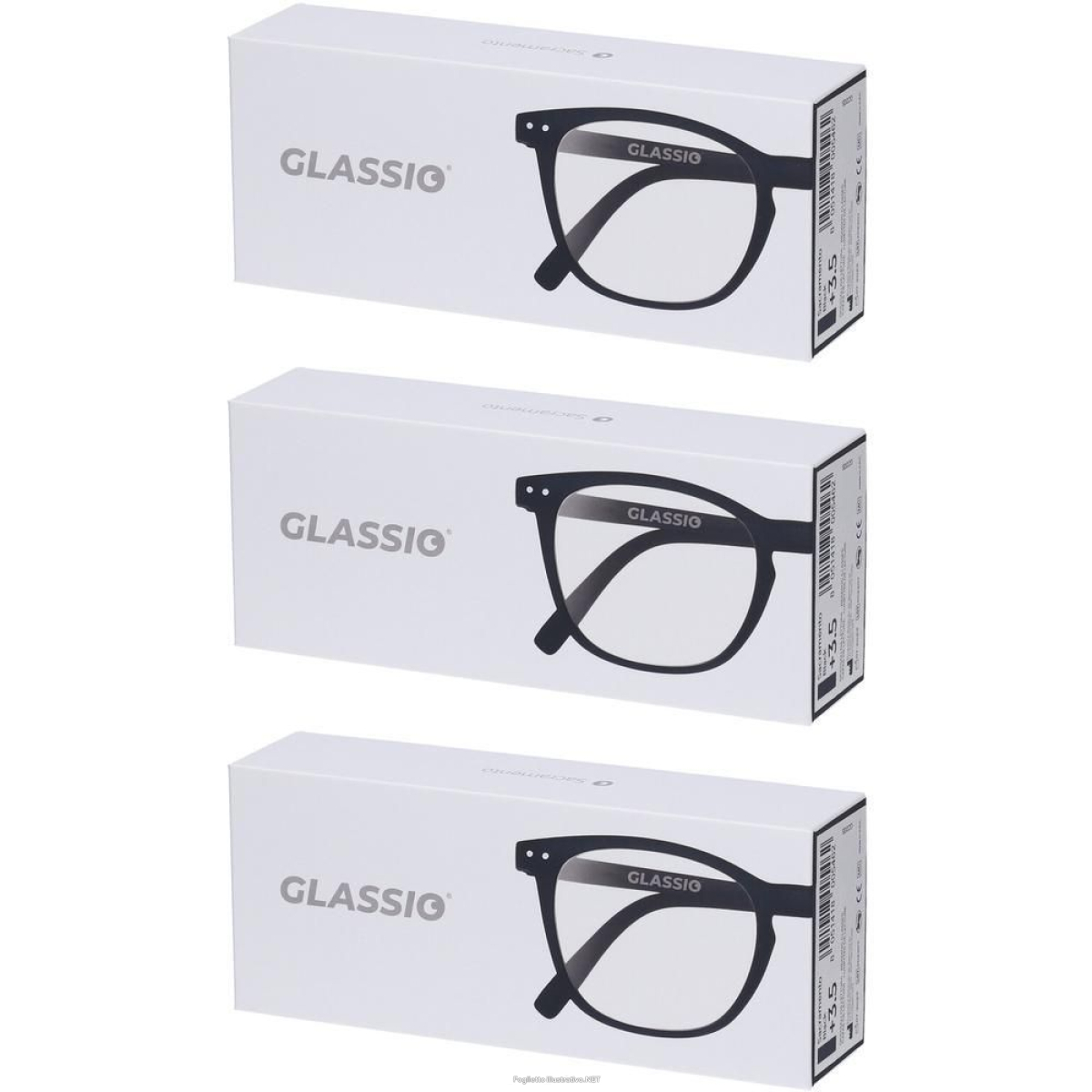 Cerca Offerte di occhiali da lettura glassio sacramento colore nero gradazione +3,5 3x1 e acquista online