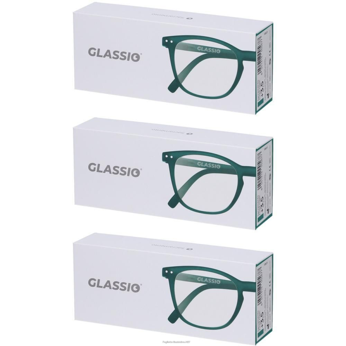 Cerca Offerte di occhiali da lettura glassio sacramento colore verde foresta gradazione e acquista online