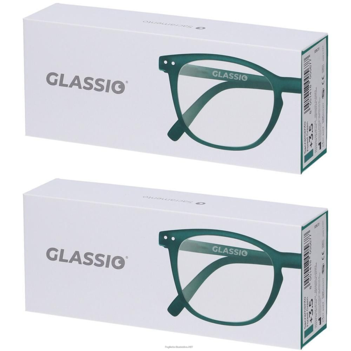 Cerca Offerte di occhiali da lettura glassio sacramento colore verde foresta gradazione e acquista online