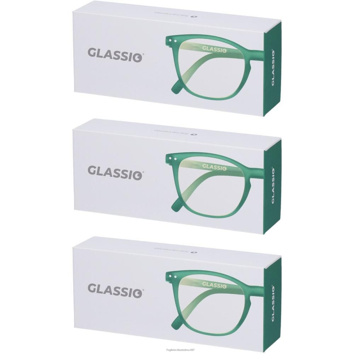 Cerca Offerte di occhiali da lettura glassio sacramento colore verde foresta gradazione e acquista online