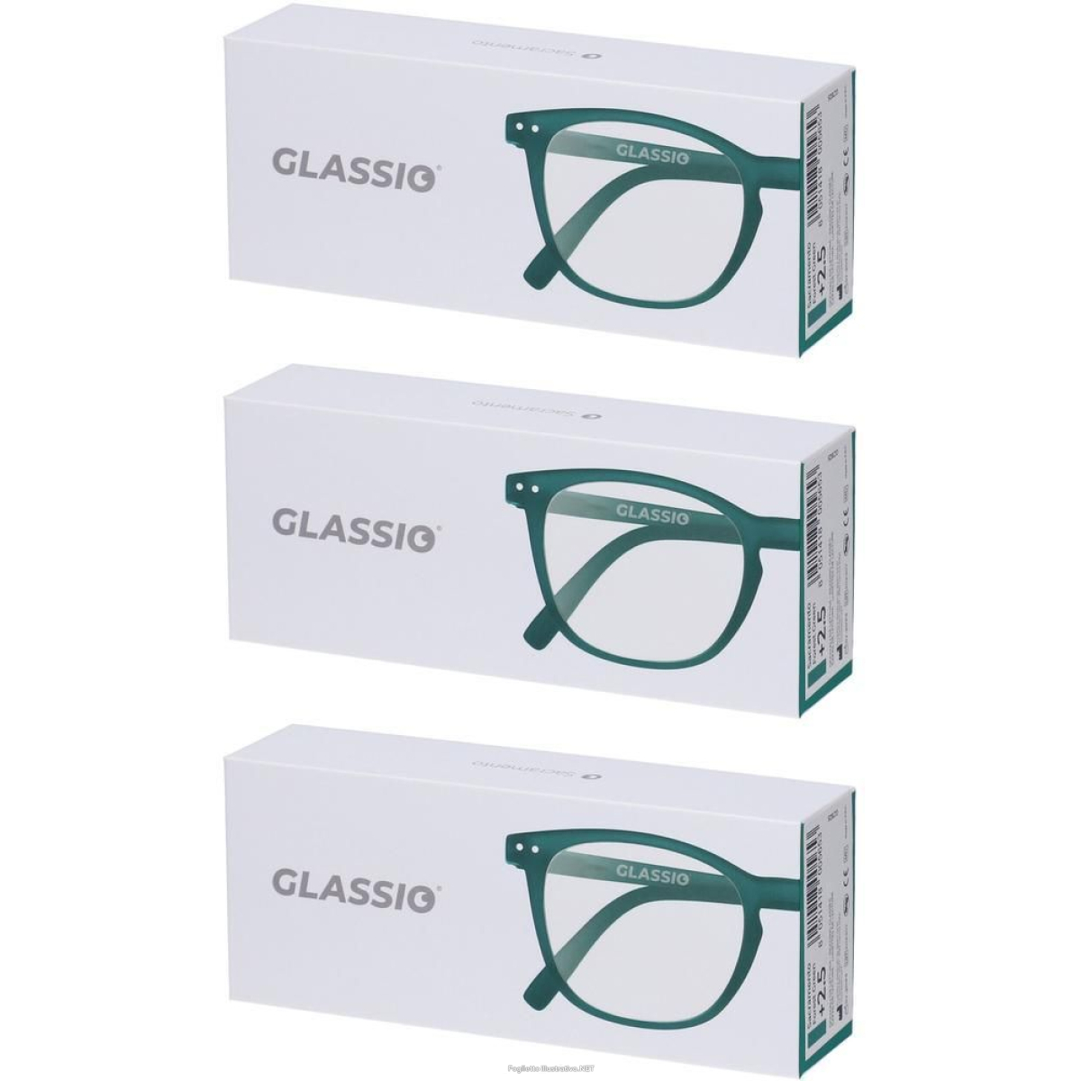 Cerca Offerte di occhiali da lettura glassio sacramento colore verde foresta gradazione e acquista online