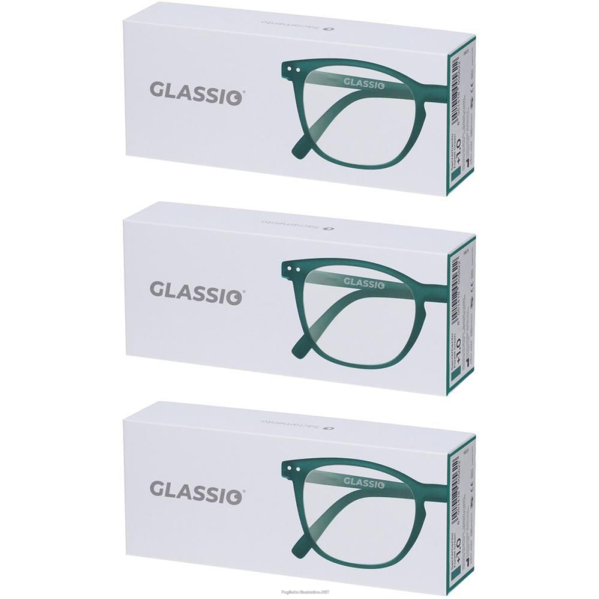 Cerca Offerte di occhiali da lettura glassio sacramento colore verde foresta gradazione e acquista online