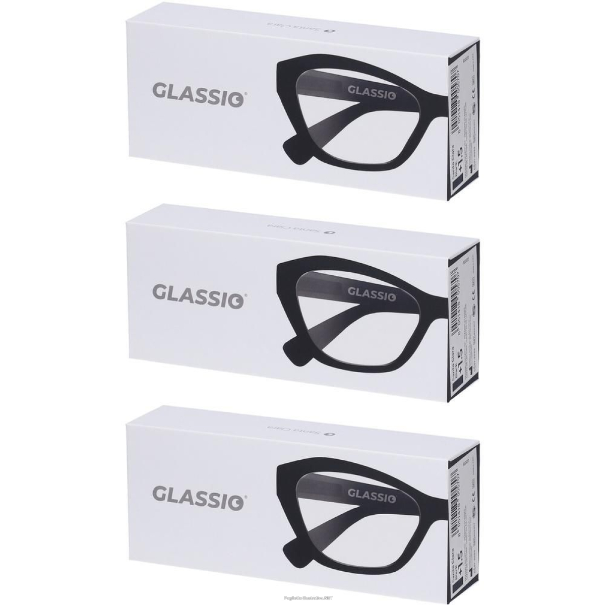 Cerca Offerte di occhiali da lettura glassio santa clara colore nero gradazione +1,5 1 e acquista online