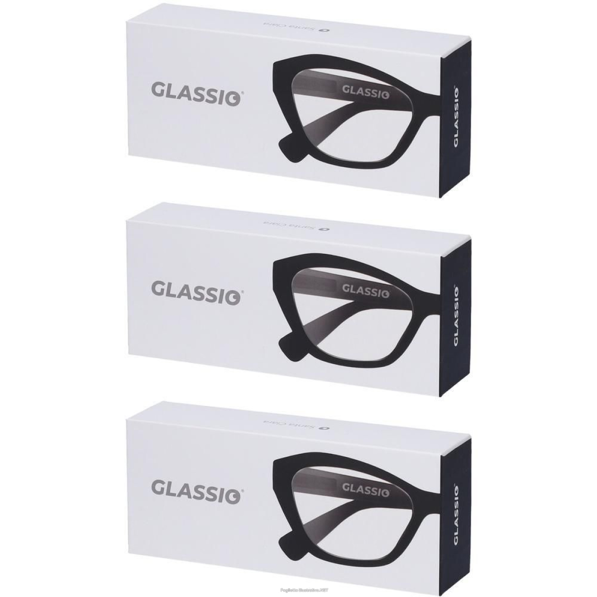 Cerca Offerte di occhiali da lettura glassio santa clara colore nero gradazione +2,0 3x e acquista online