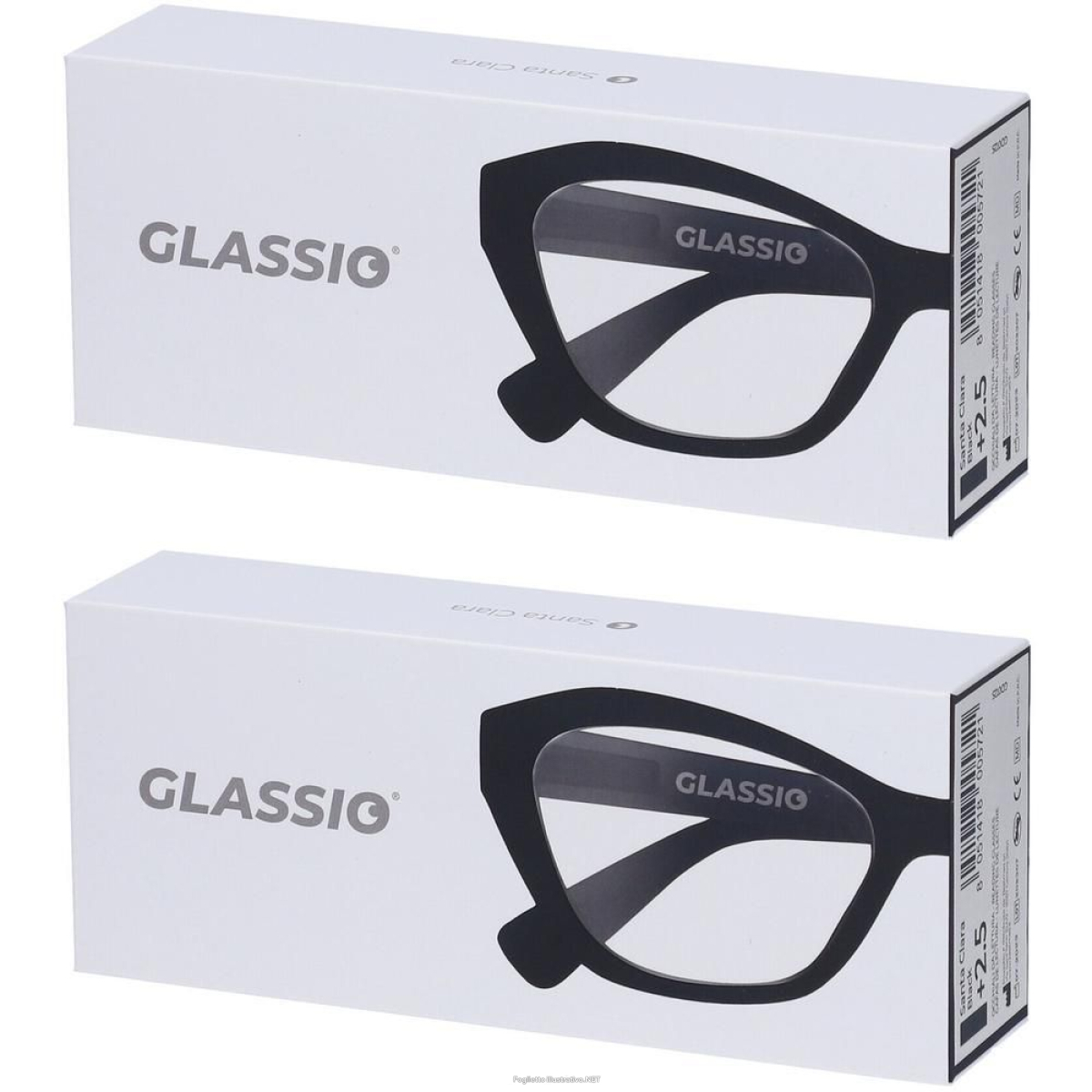 Cerca Offerte di occhiali da lettura glassio santa clara colore nero gradazione +2,5 1 e acquista online