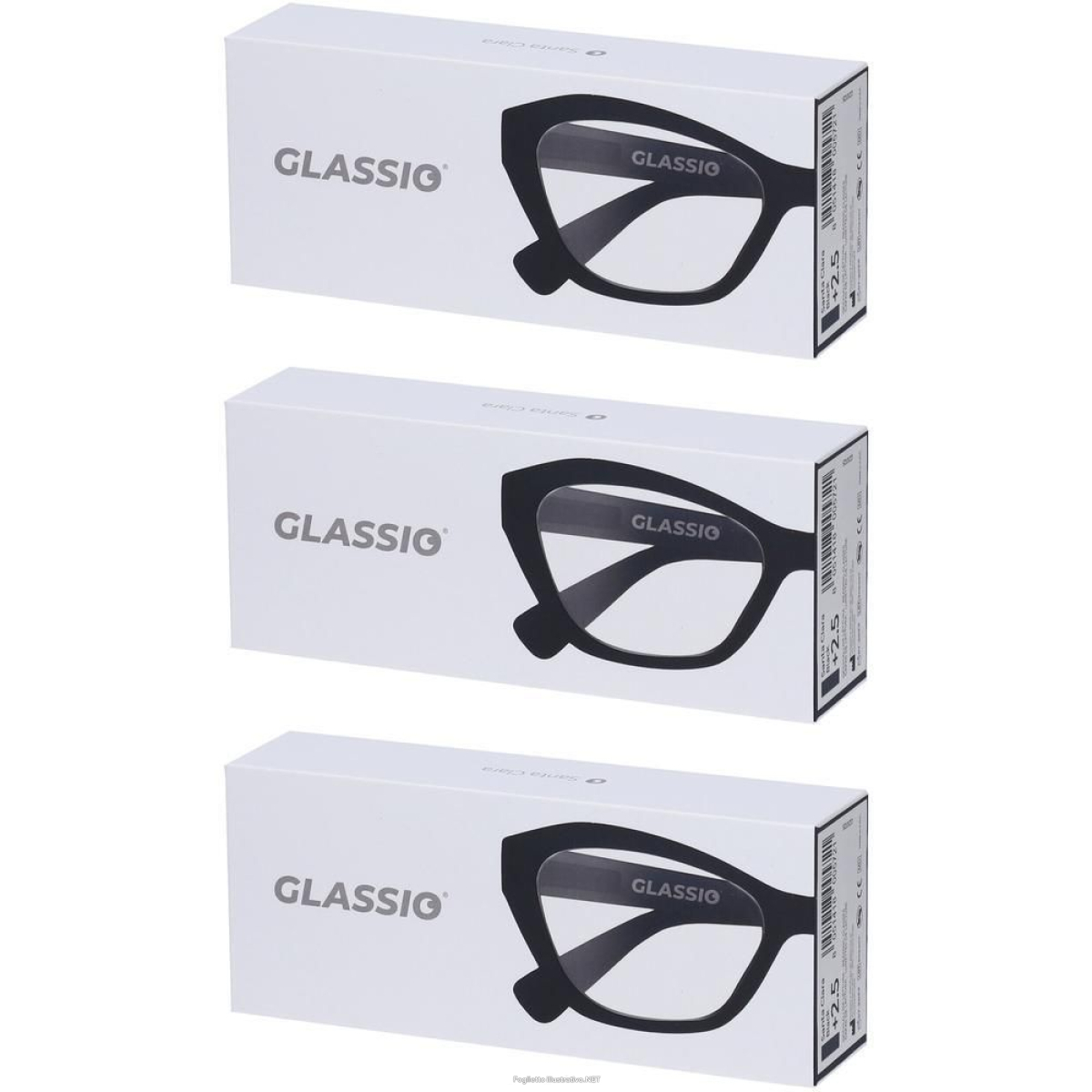 Cerca Offerte di occhiali da lettura glassio santa clara colore nero gradazione +2,5 1 e acquista online