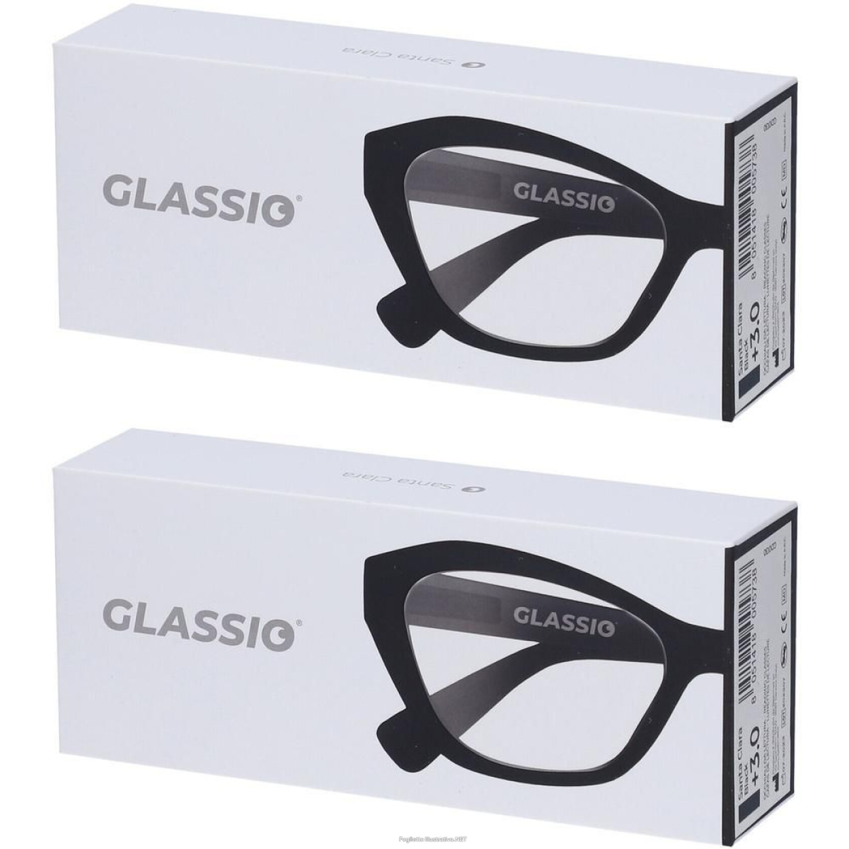 Cerca Offerte di occhiali da lettura glassio santa clara colore nero gradazione +3,0 2x e acquista online
