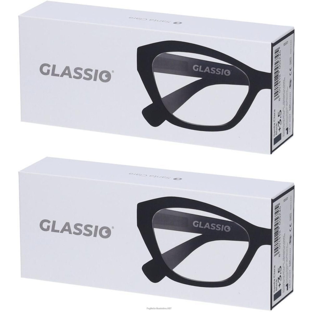 Cerca Offerte di occhiali da lettura glassio santa clara colore nero gradazione +3,5 2x e acquista online