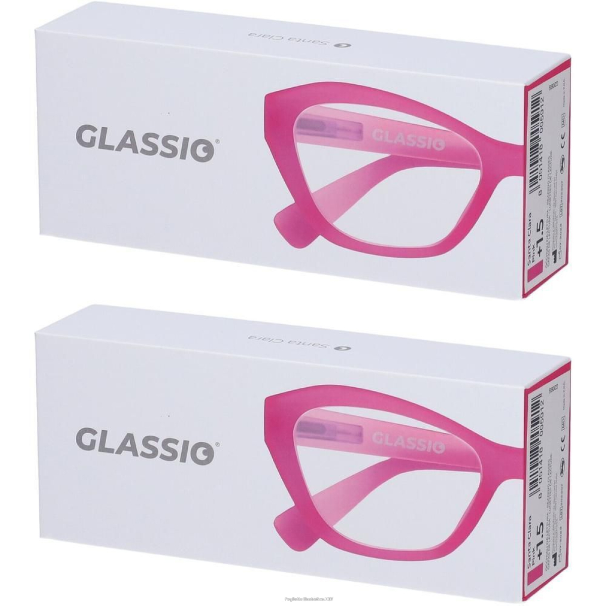 Cerca Offerte di occhiali da lettura glassio santa clara colore rosa gradazione +1,5 1 e acquista online