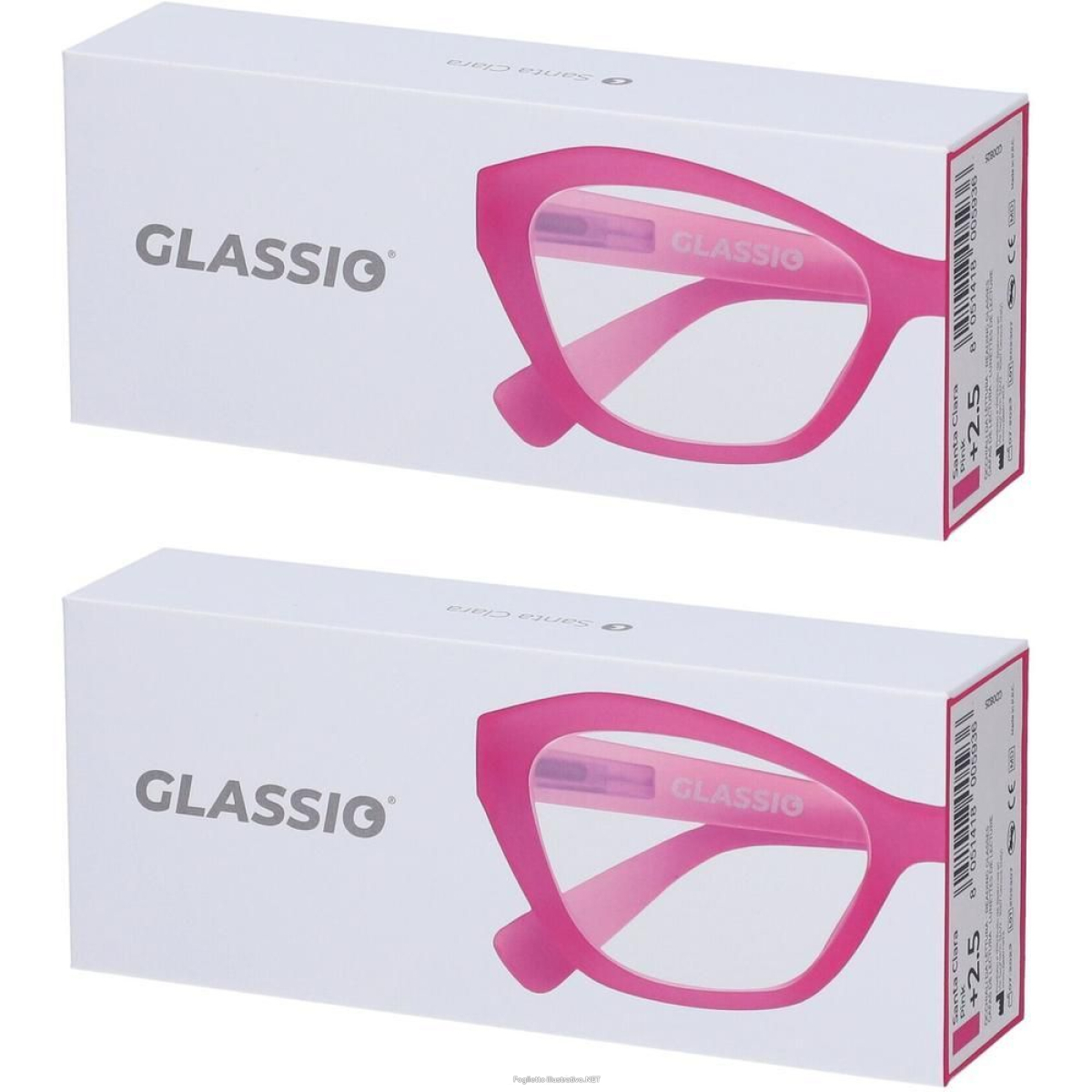 Cerca Offerte di occhiali da lettura glassio santa clara colore rosa gradazione +2,5 1 e acquista online