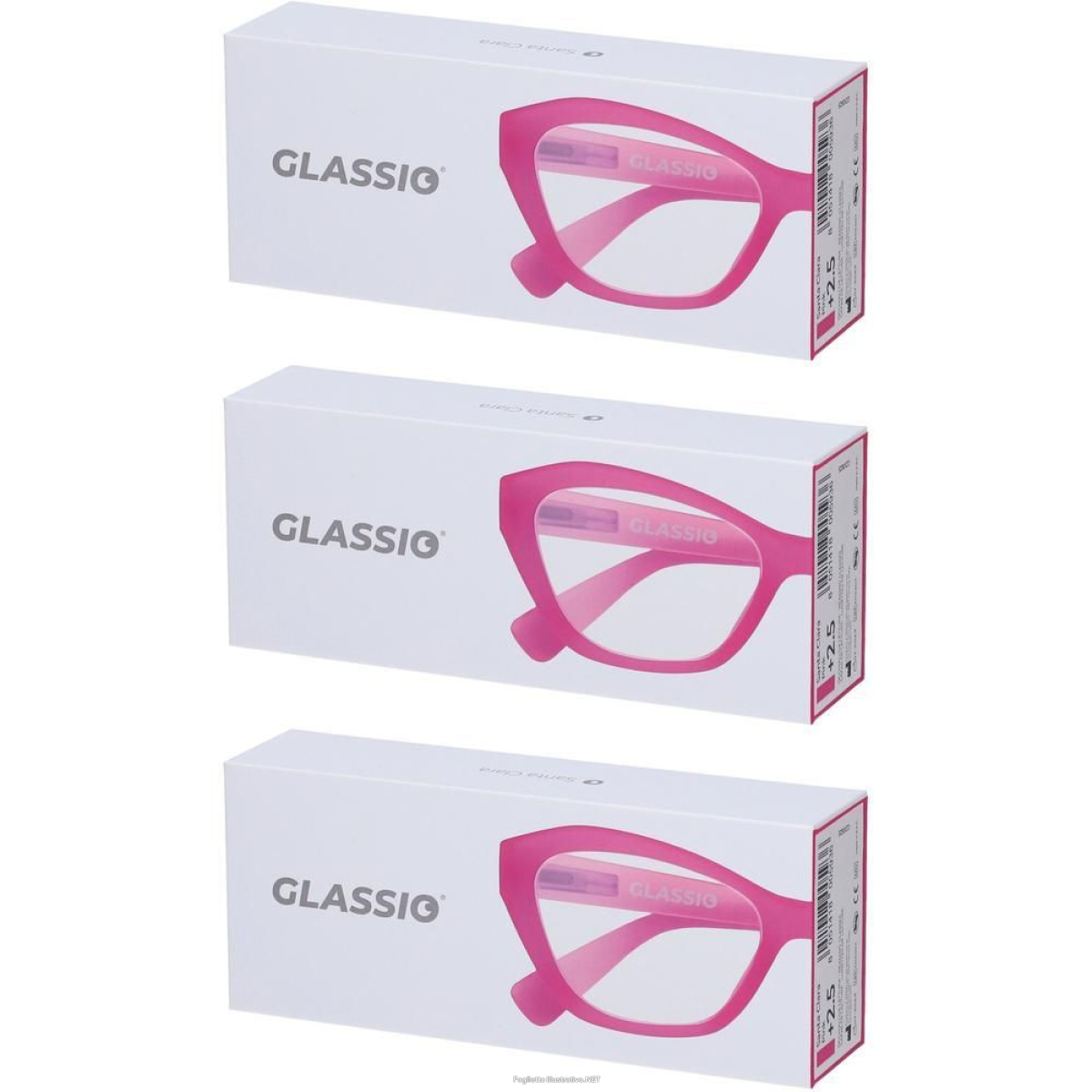 Cerca Offerte di occhiali da lettura glassio santa clara colore rosa gradazione +2,5 1 e acquista online