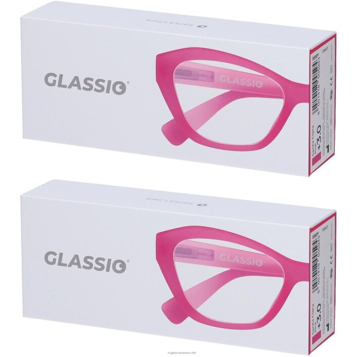 Cerca Offerte di occhiali da lettura glassio santa clara colore rosa gradazione +3,0 1 e acquista online