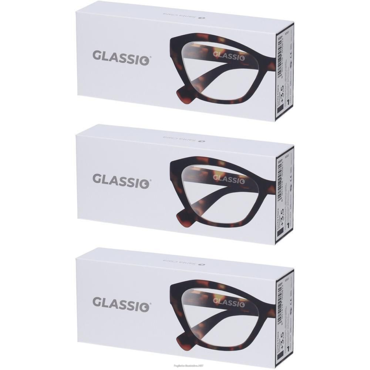 Cerca Offerte di occhiali da lettura glassio santa clara colore tortoise gradazione +3, e acquista online