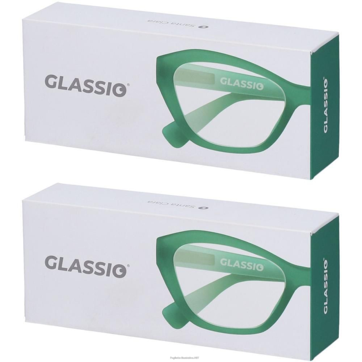 Cerca Offerte di occhiali da lettura glassio santa clara colore verde foresta gradazion e acquista online