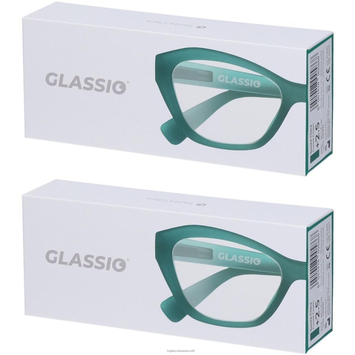 Cerca Offerte di occhiali da lettura glassio santa clara colore verde foresta gradazion e acquista online