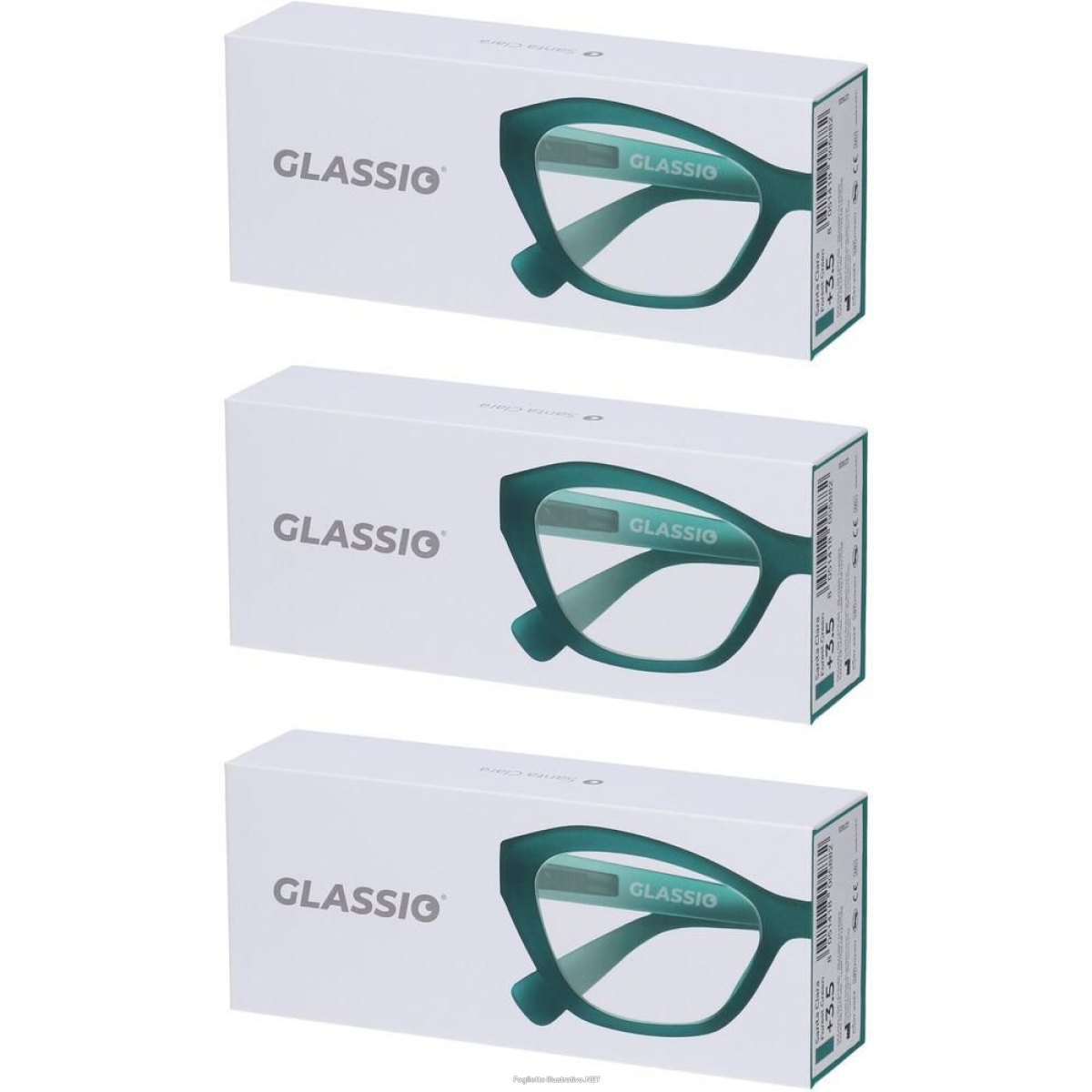 Cerca Offerte di occhiali da lettura glassio santa clara colore verde foresta gradazion e acquista online