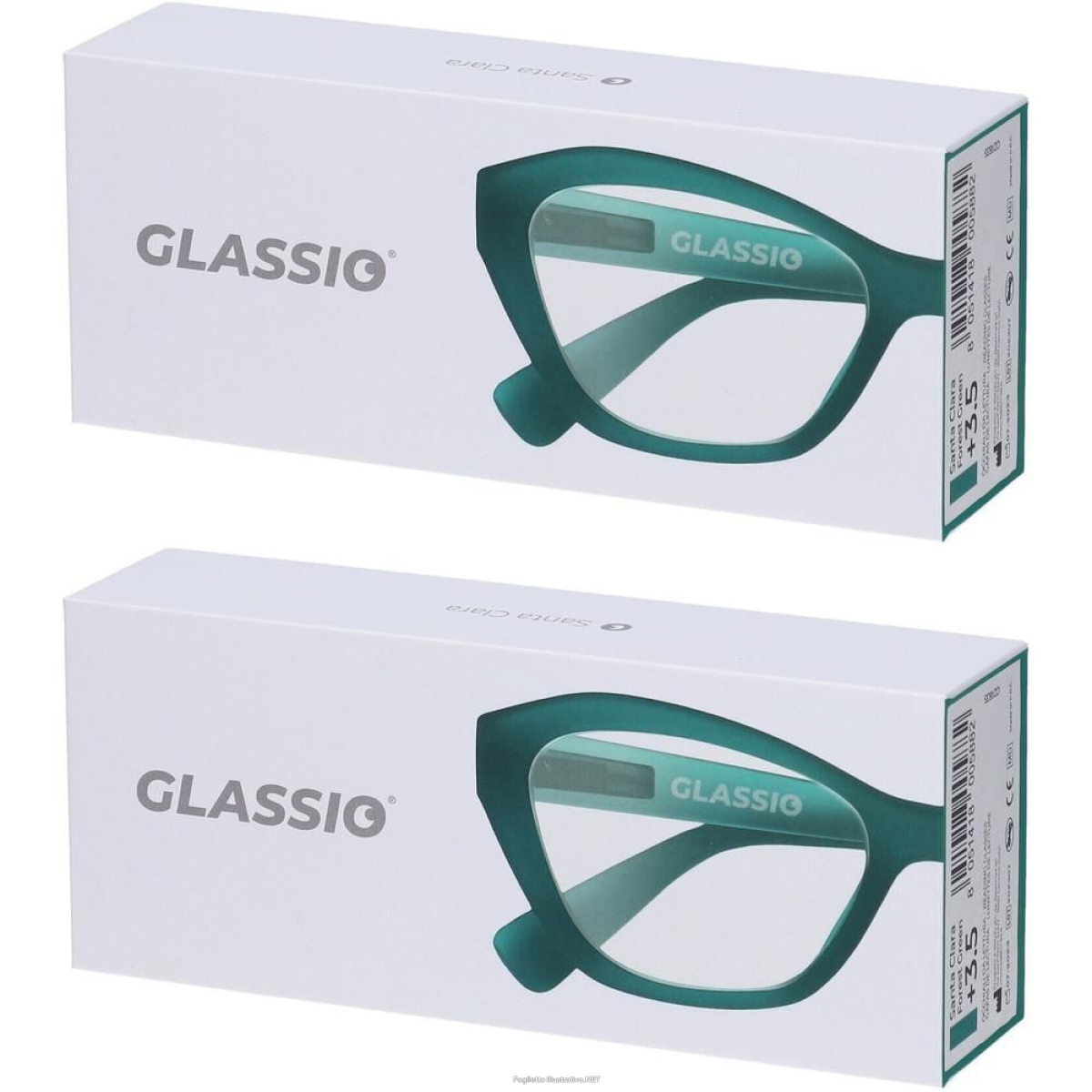 Cerca Offerte di occhiali da lettura glassio santa clara colore verde foresta gradazion e acquista online