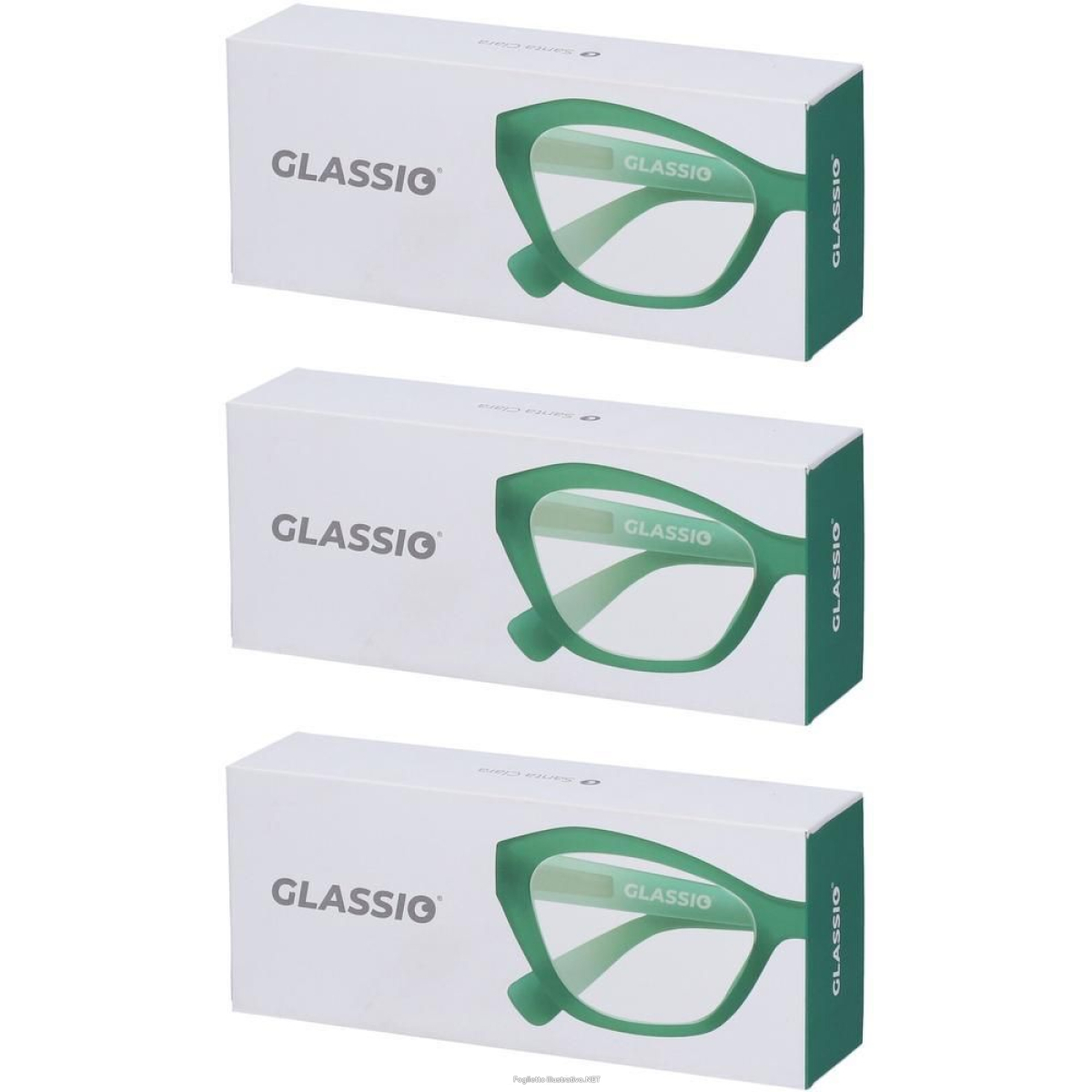 Cerca Offerte di occhiali da lettura glassio santa clara colore verde foresta gradazion e acquista online