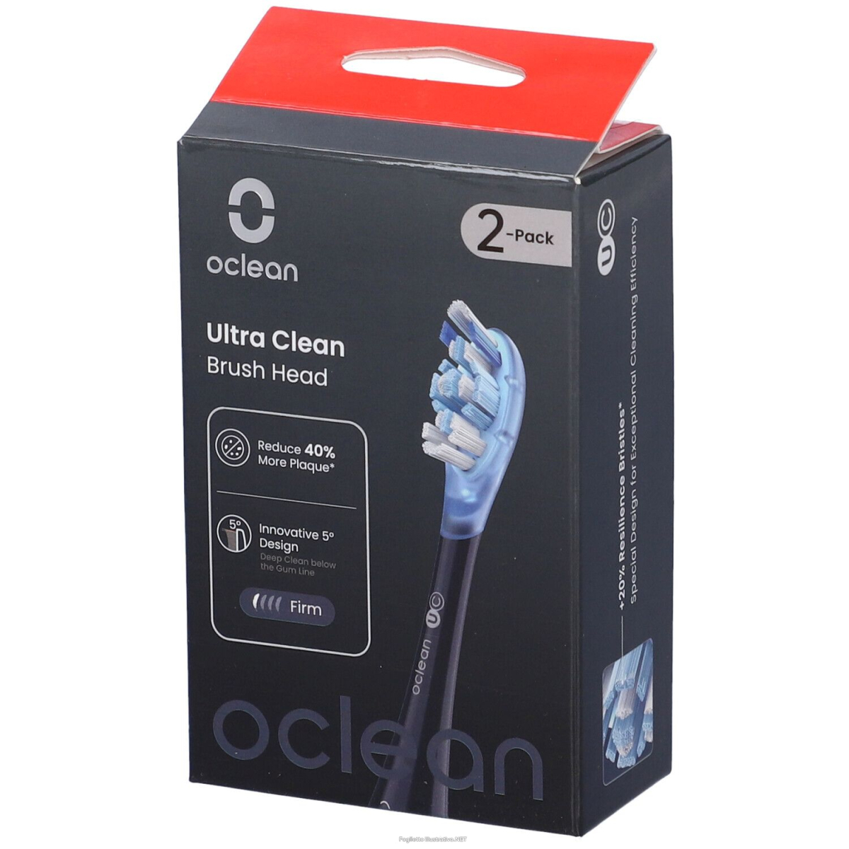 Cerca Offerte di oclean ultra clean black testine ricambio 2pezzi 1 pz spazzolino da de e acquista online