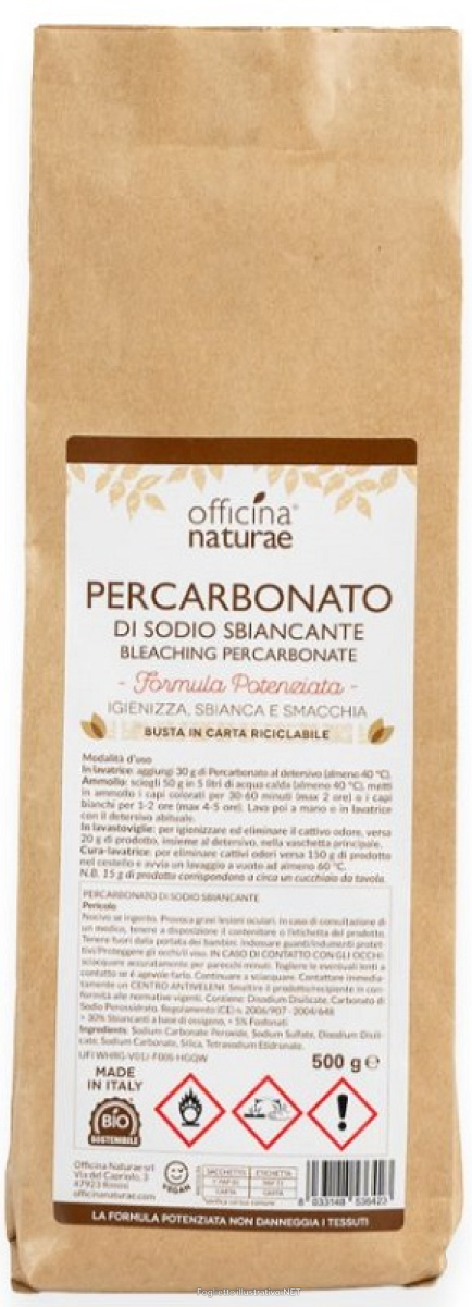 Cerca Offerte di officina naturae percarbonato di sodio sbiancante 500 grammi e acquista online