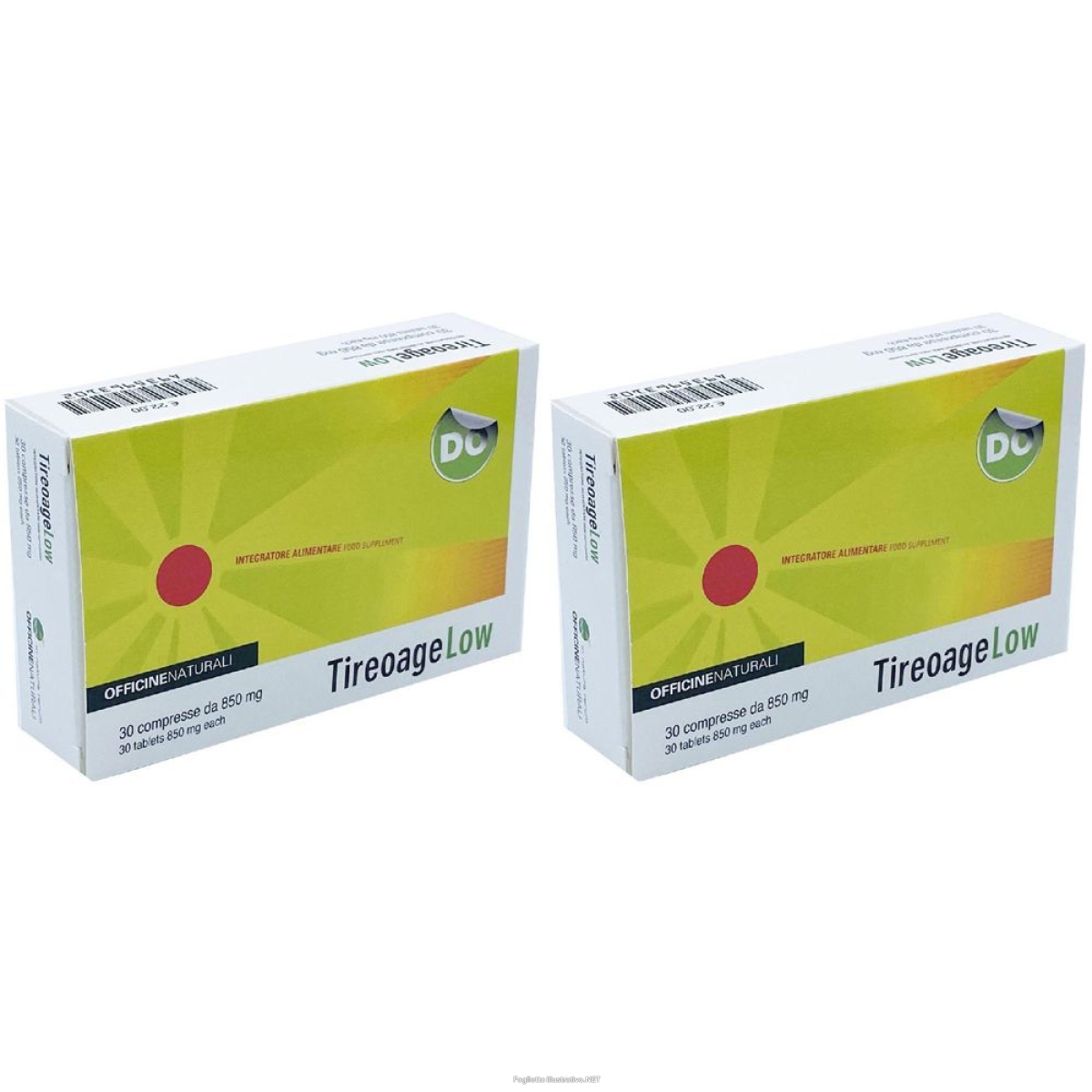 Cerca Offerte di officine naturali tireoage low set da 2 2x25,5 g compresse e acquista online