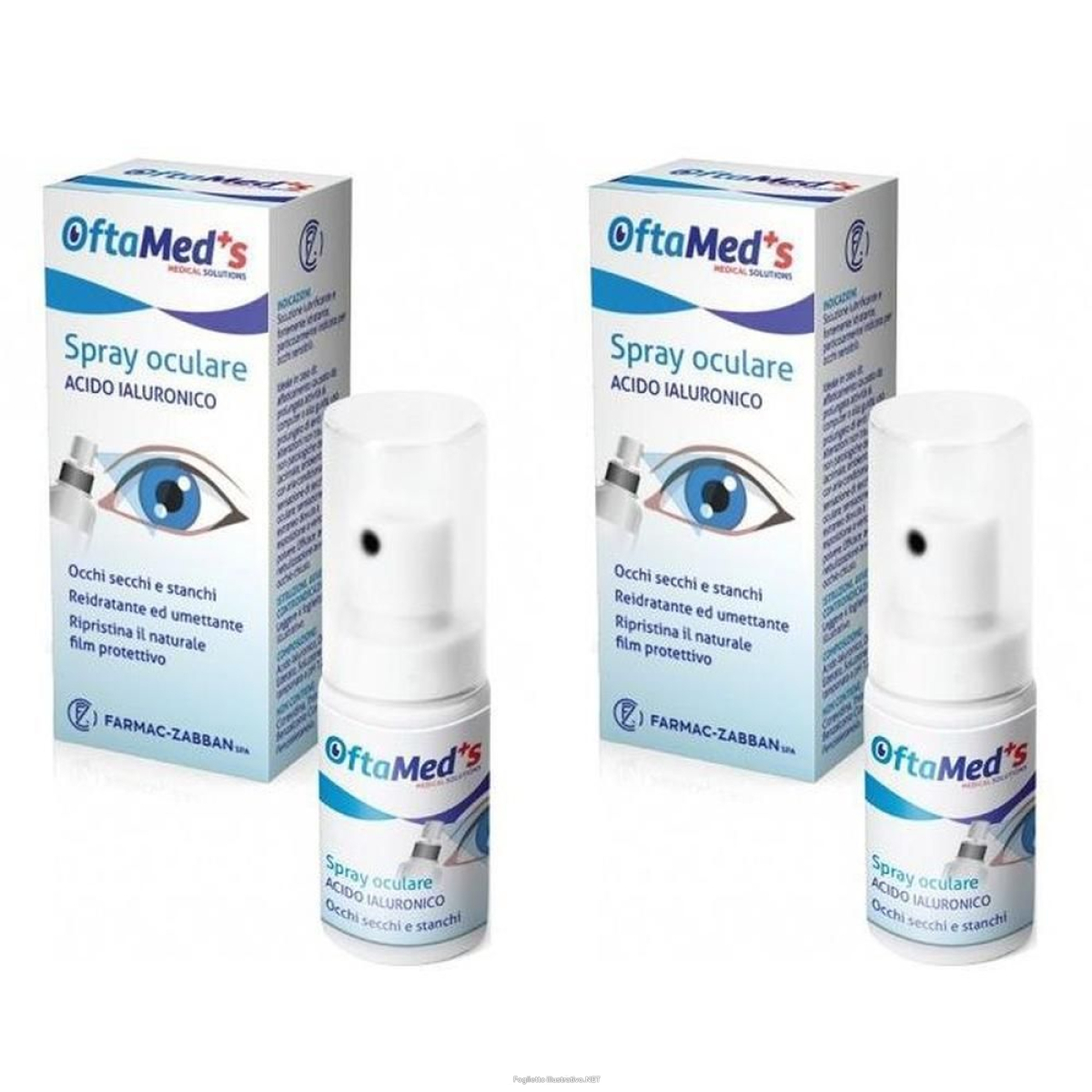 Cerca Offerte di oftamed+s spray oculare acido ialuronico 2x10 ml gocce oftalmiche e acquista online
