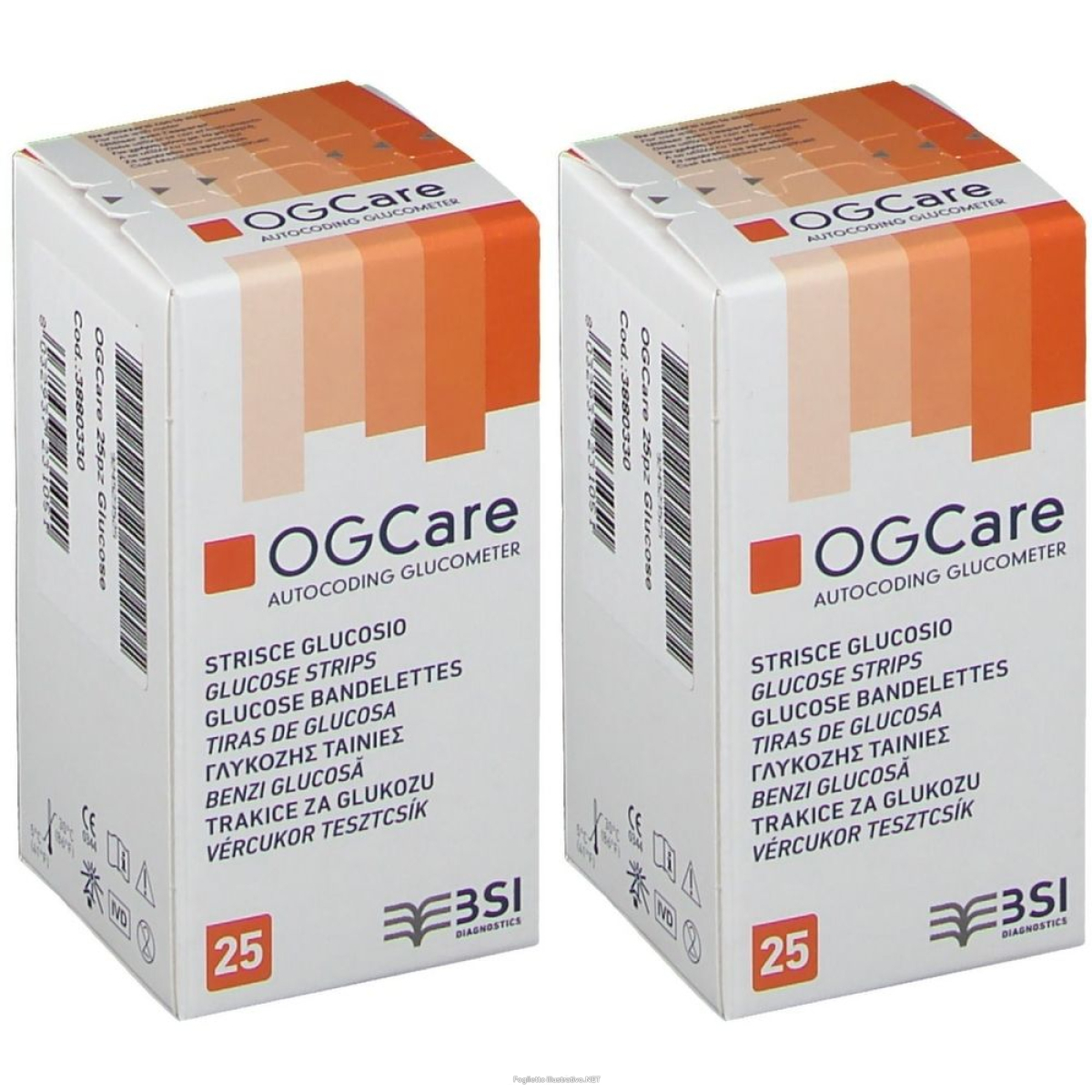 Cerca Offerte di ogcare® strisce glucosio set da 2 pz reattive e acquista online