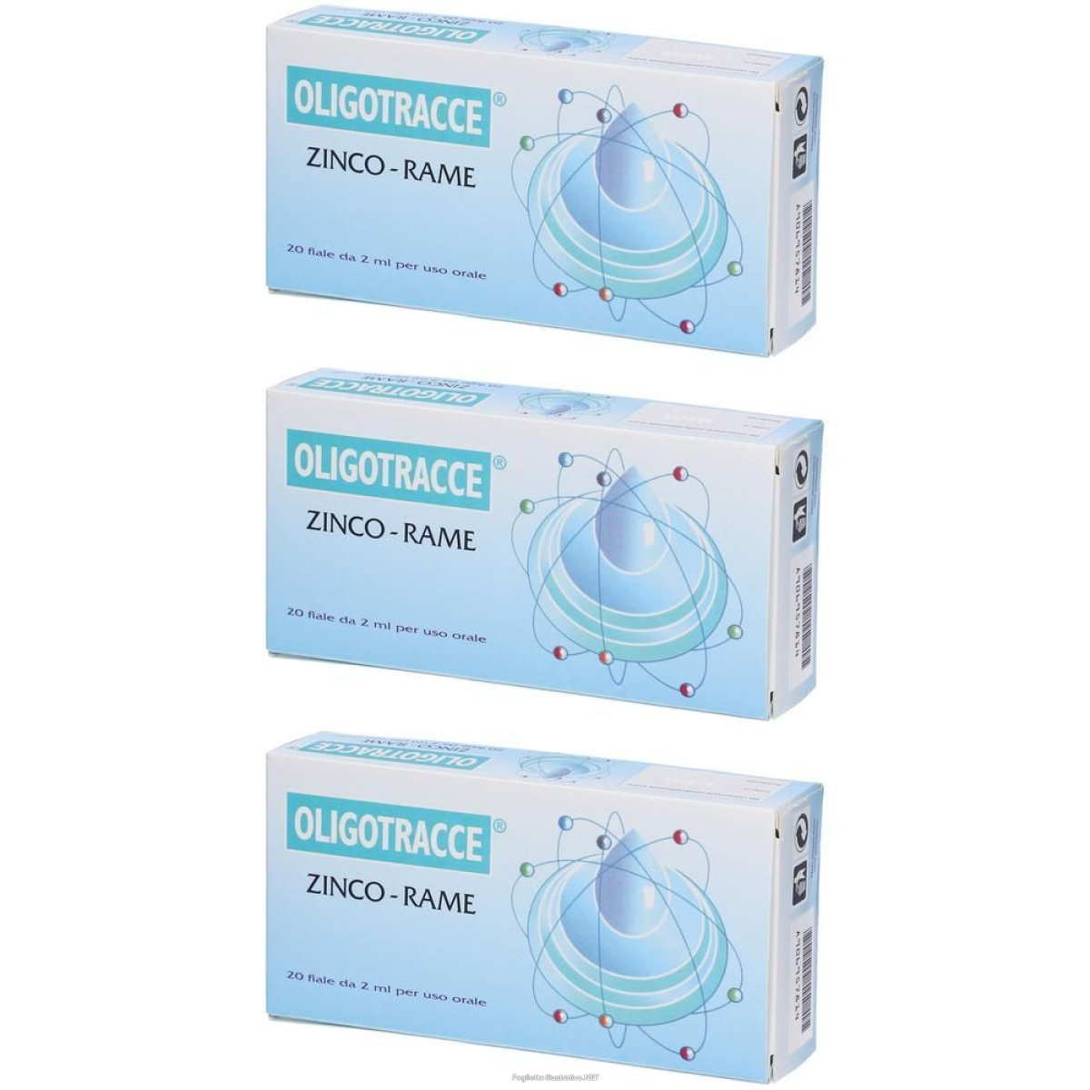Cerca Offerte di oligotracce zinco rame 20f 2ml 3x20x2 ml fiale e acquista online