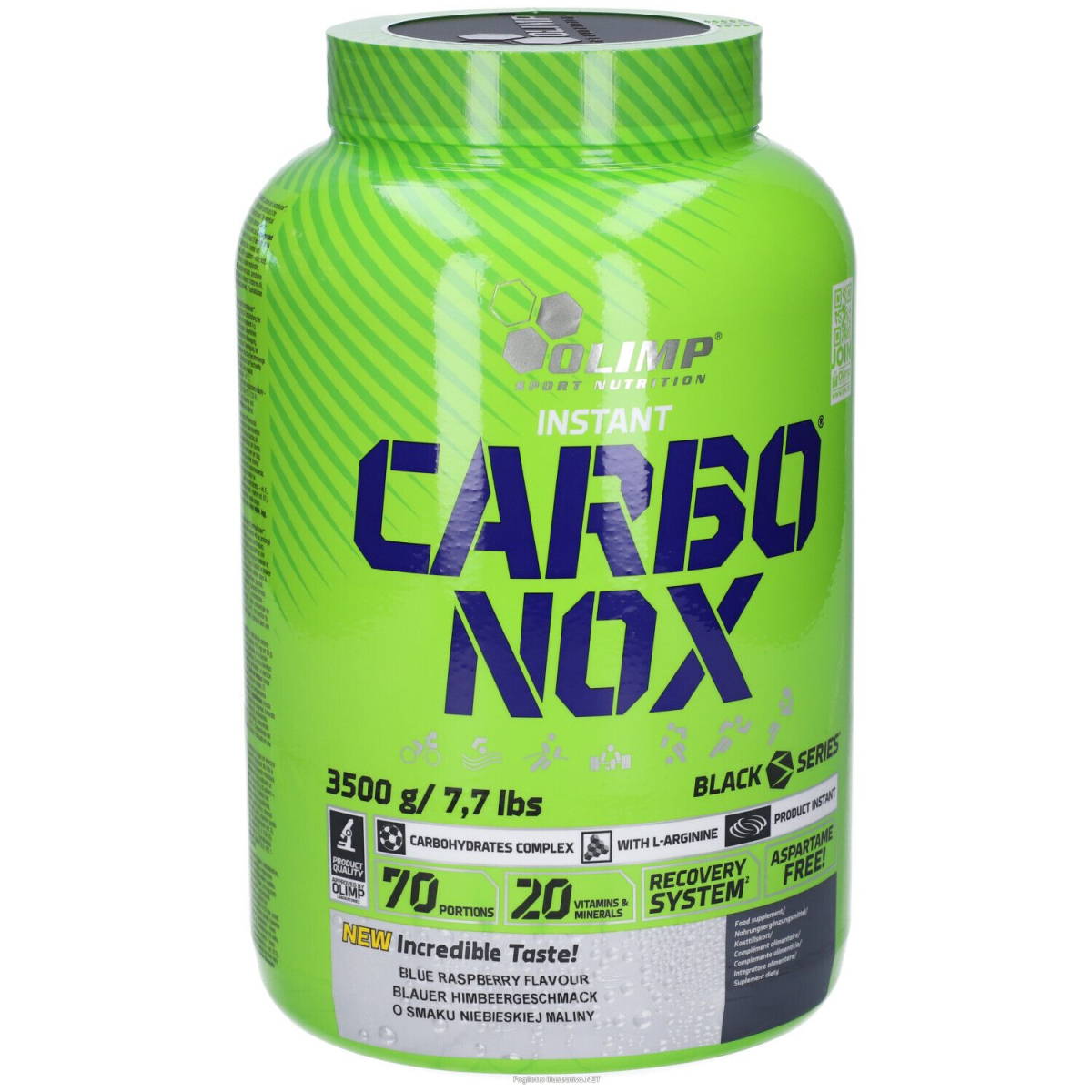 Cerca Offerte di olimp carbonox integratore alimentare in polvere gusto lampone blu 3,5 e acquista online