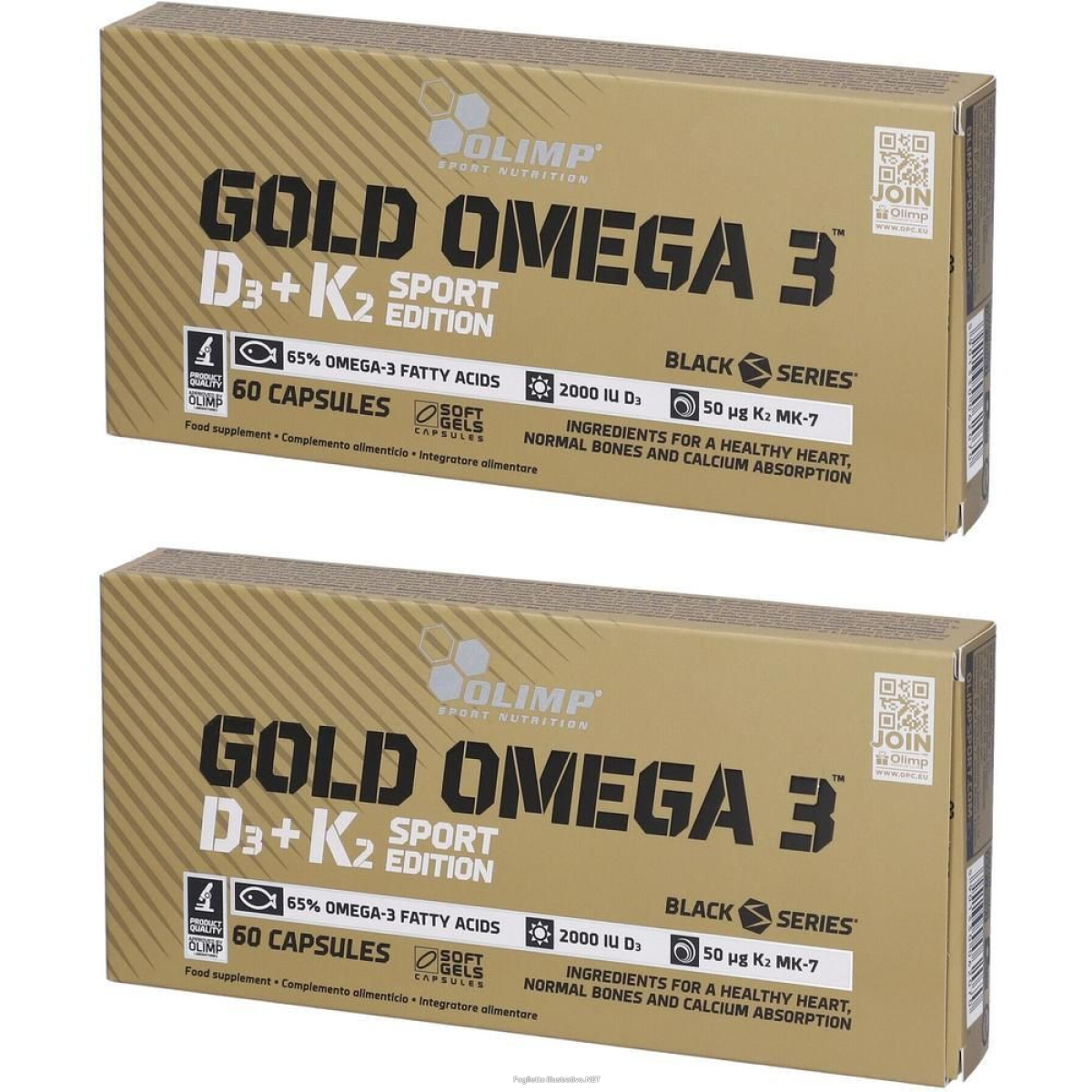 Cerca Offerte di olimp gold omega 3 d3+k2 sport edition capsule 2x76 g e acquista online
