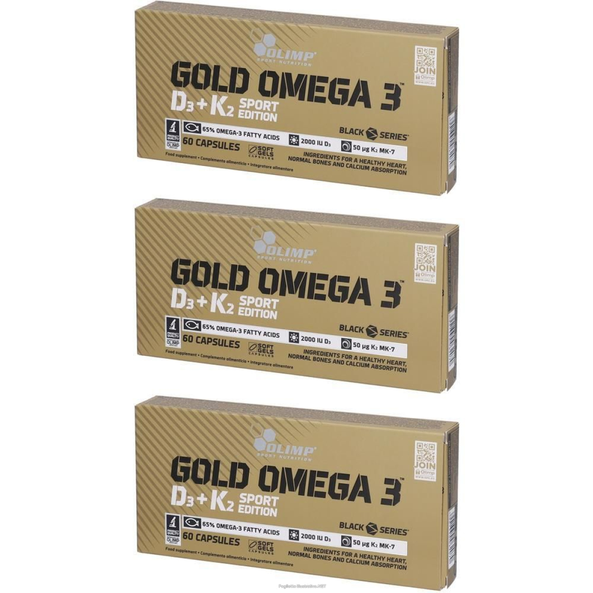 Cerca Offerte di olimp gold omega 3 d3+k2 sport edition capsule 3x76 g e acquista online
