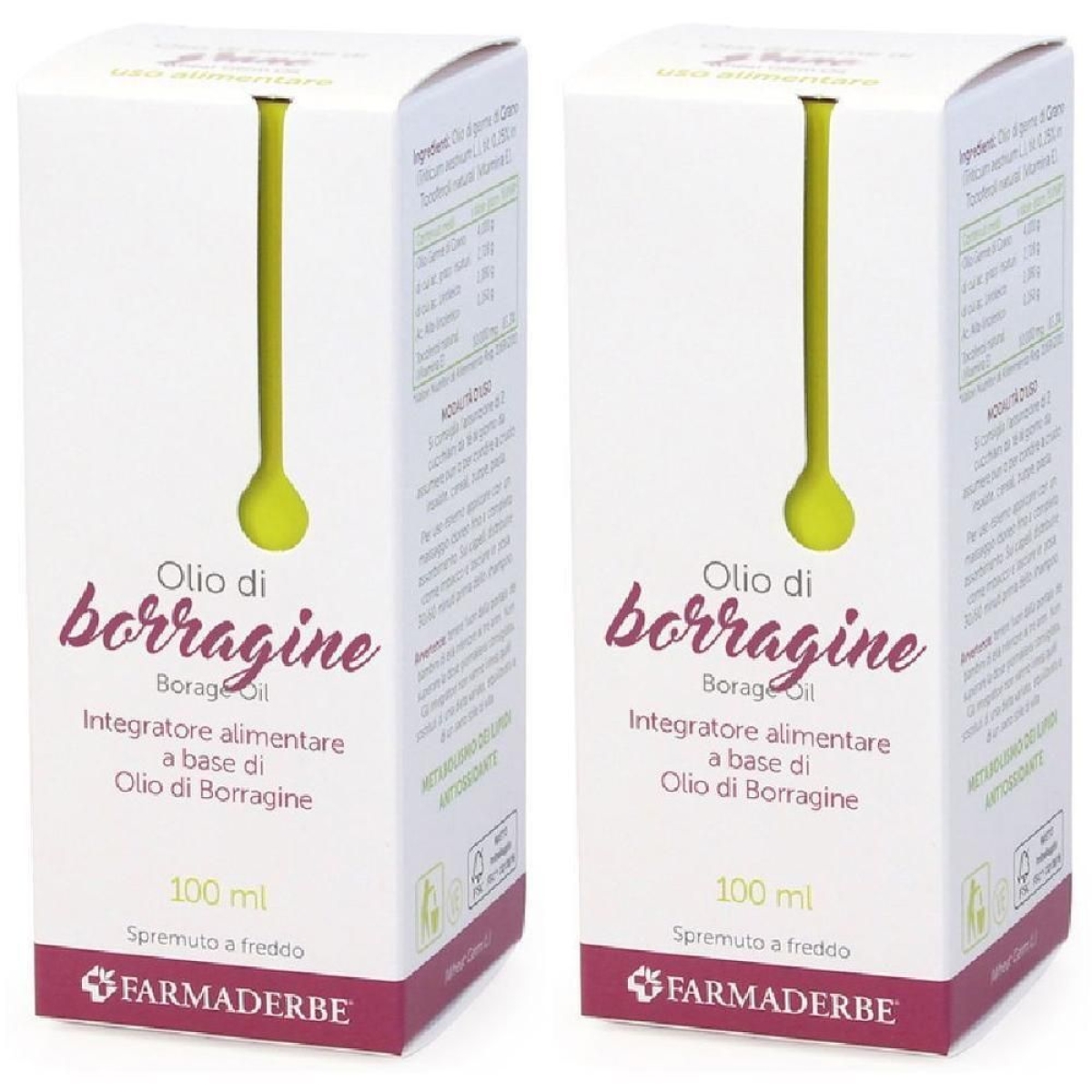 Cerca Offerte di olio di borragine 100 ml 2x100 ml e acquista online