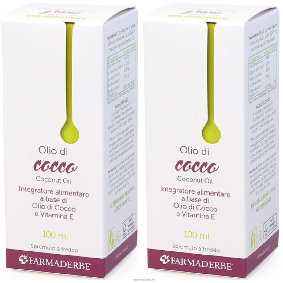 Cerca Offerte di olio di cocco 100 ml 2x100 ml e acquista online