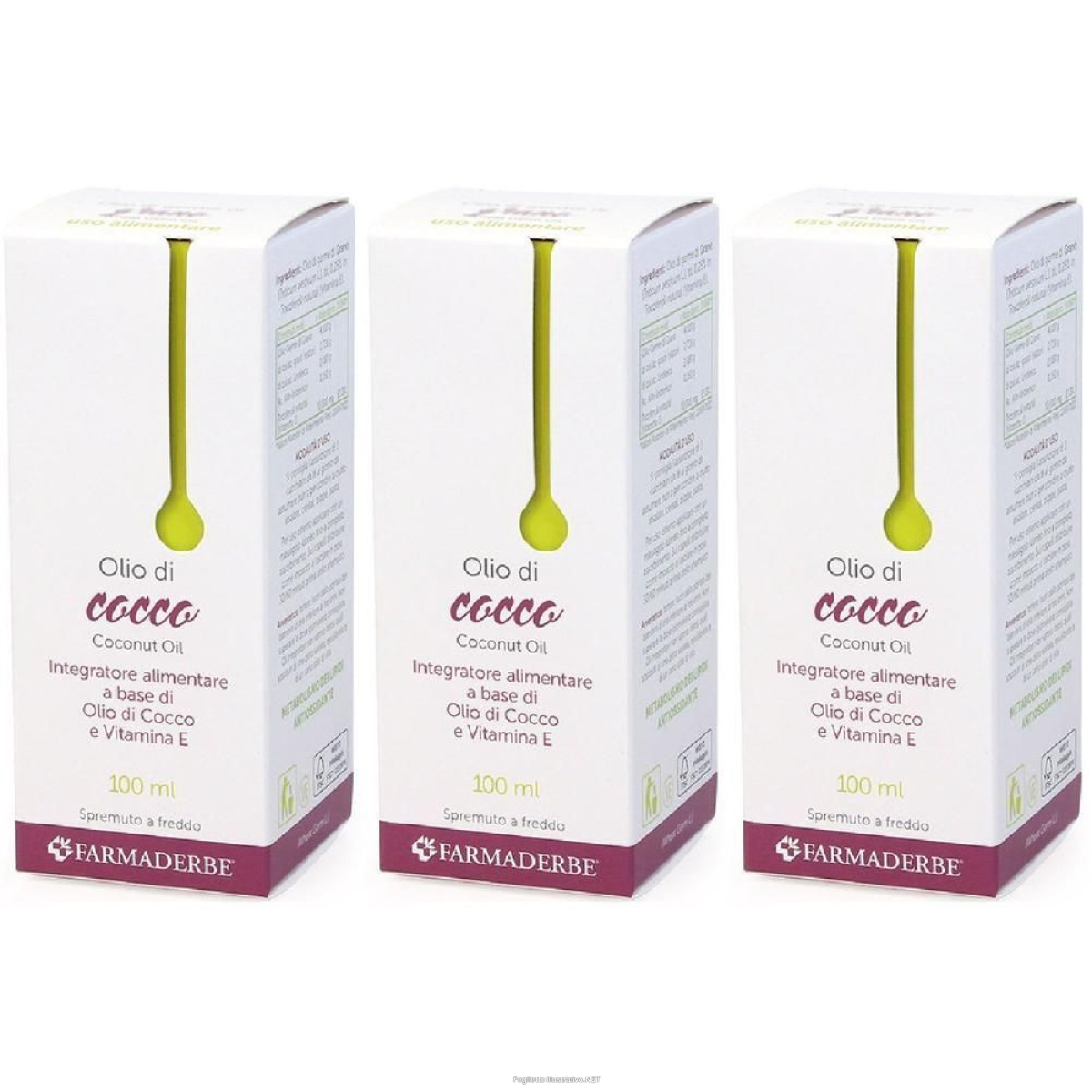 Cerca Offerte di olio di cocco 100 ml 3x100 ml e acquista online