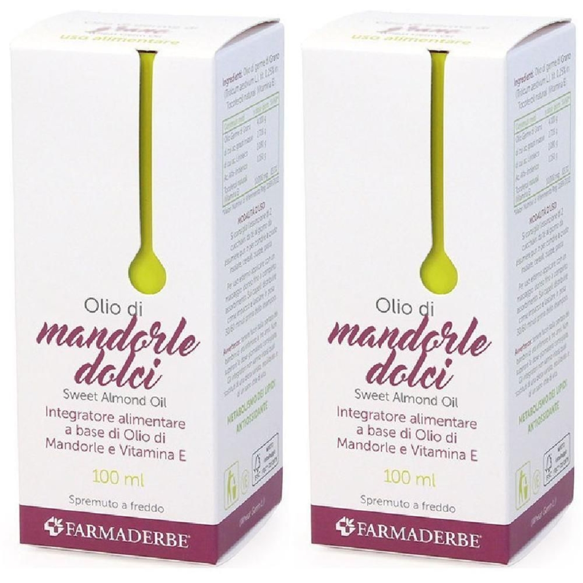 Cerca Offerte di olio di mandorle dolci 100 ml 2x100 ml e acquista online
