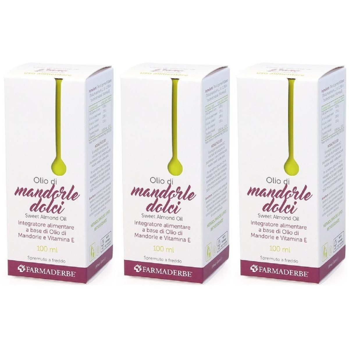 Cerca Offerte di olio di mandorle dolci 100 ml 3x100 ml e acquista online