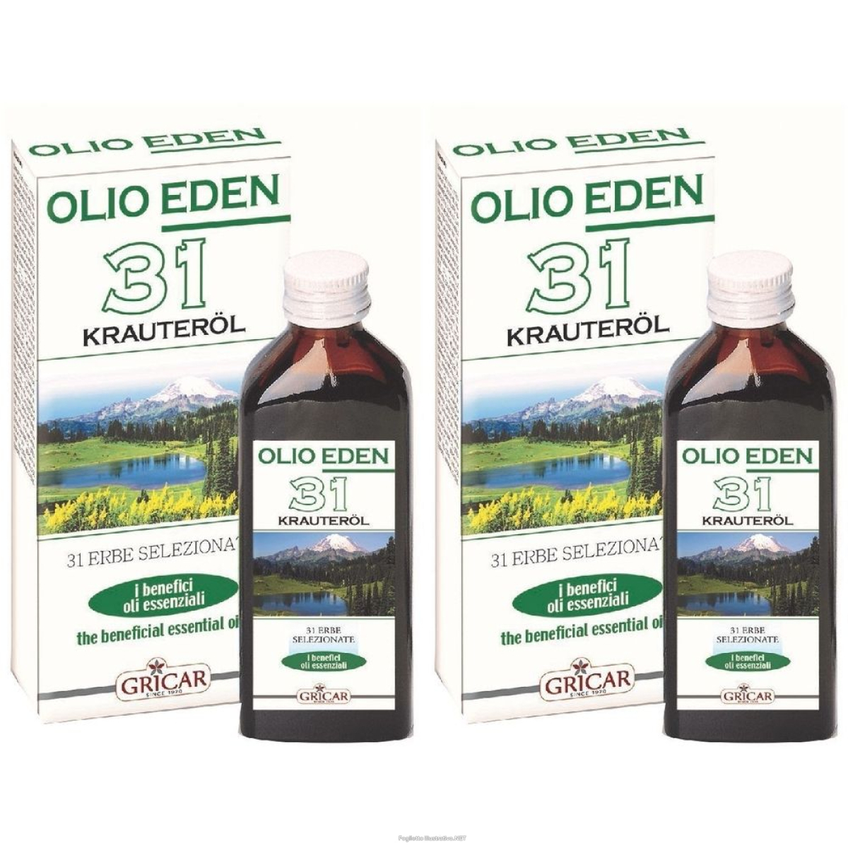 Cerca Offerte di olio eden 31 erbe 100 ml set da 2 2x100 ml e acquista online