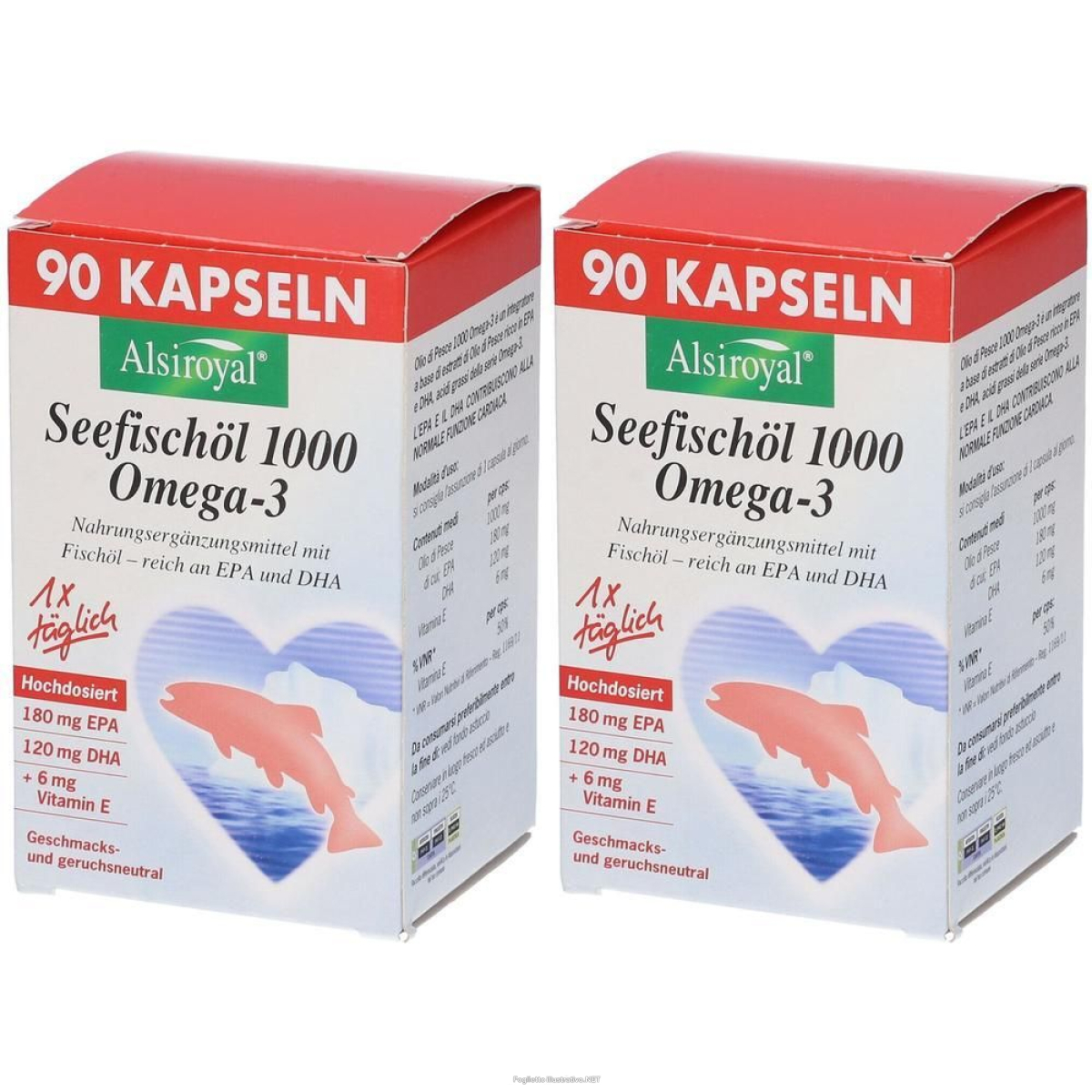Cerca Offerte di olio pesce 1000 omega capsule 2x90 pz e acquista online