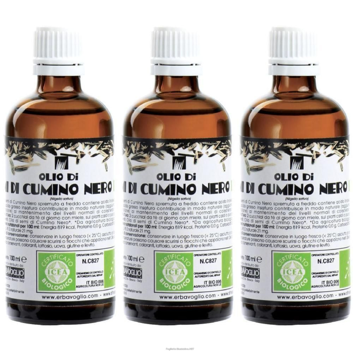 Cerca Offerte di olio semi cumino nero biologico 3x100 ml e acquista online