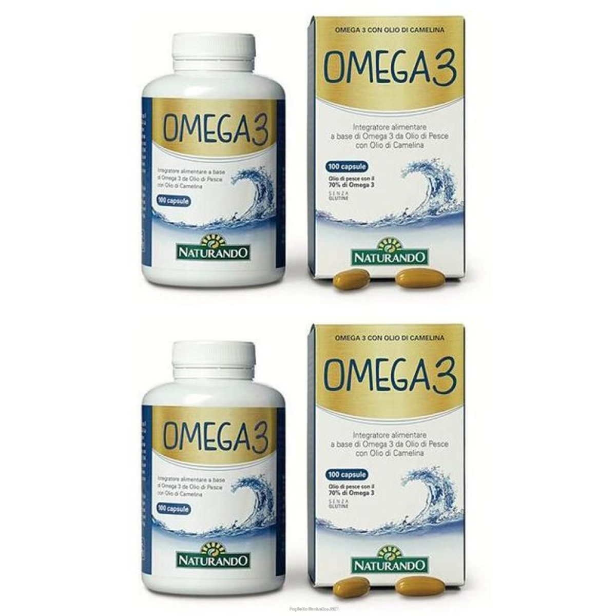 Cerca Offerte di omega 3 100 perle 2x100 pz e acquista online