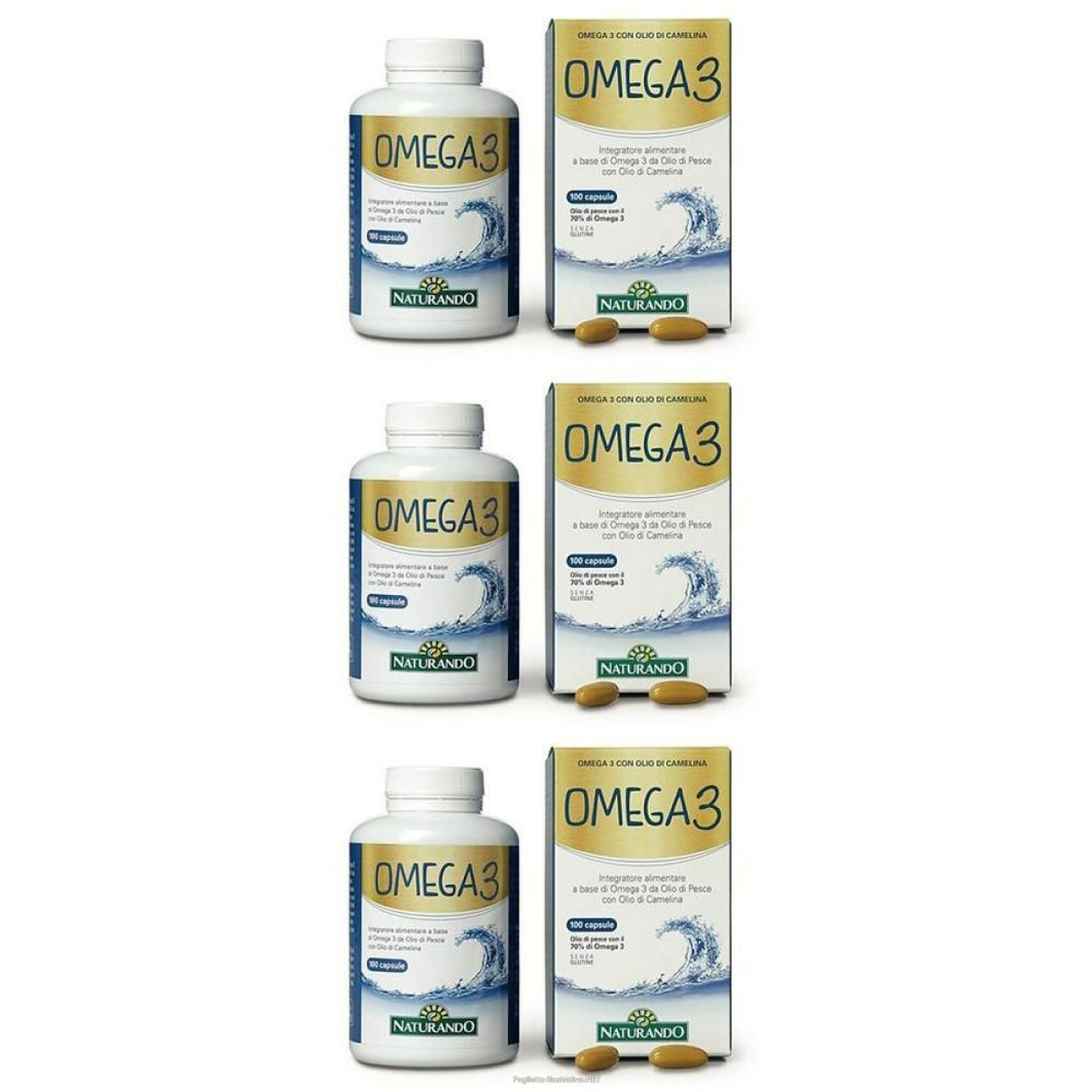 Cerca Offerte di omega 3 100 perle 3x100 pz e acquista online